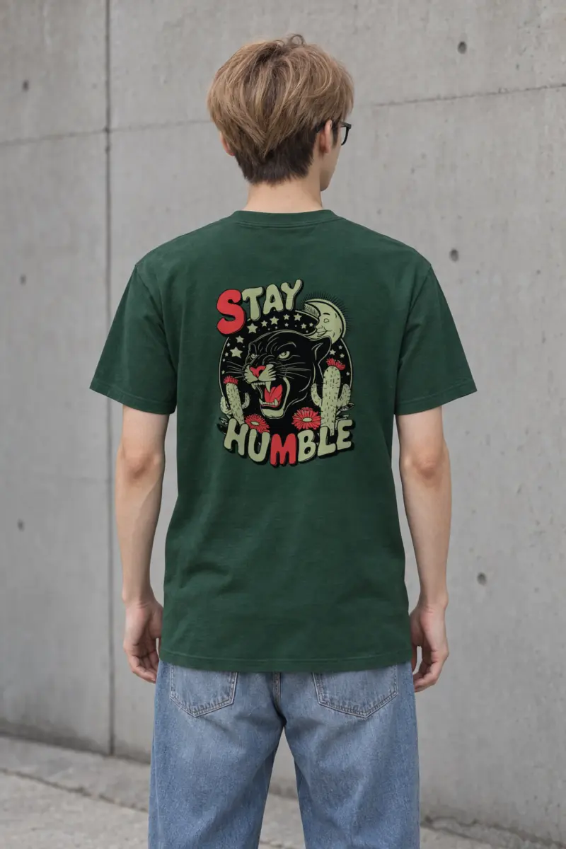 "Stay Humble" Heavyweight Unisex Crewneck T-shirt