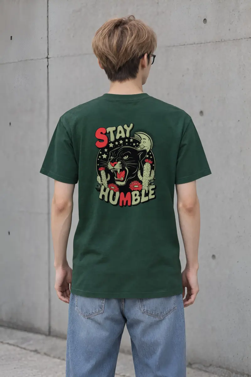 "Stay Humble" Heavyweight Unisex Crewneck T-shirt