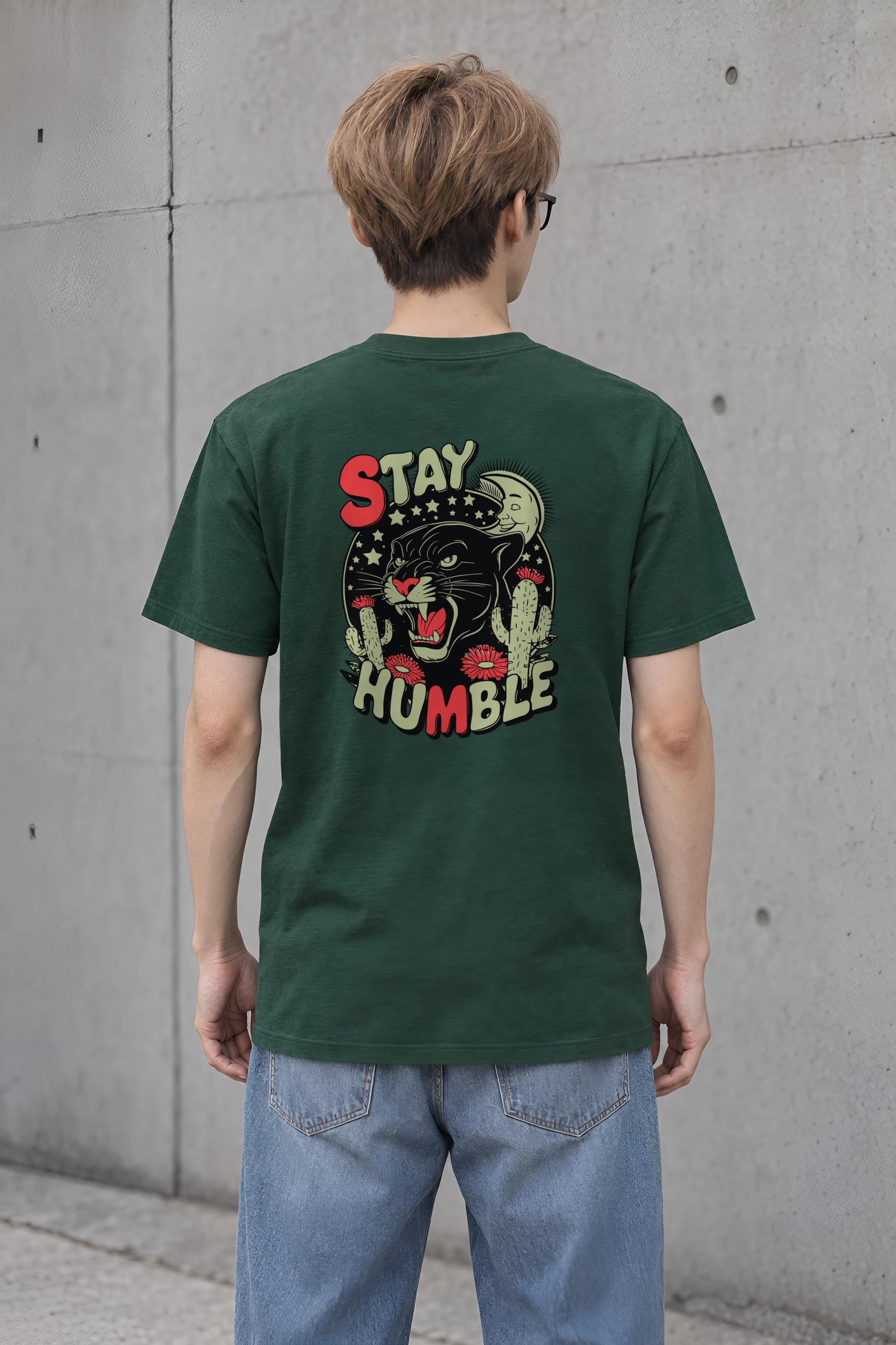 "Stay Humble" Heavyweight Unisex Crewneck T-shirt