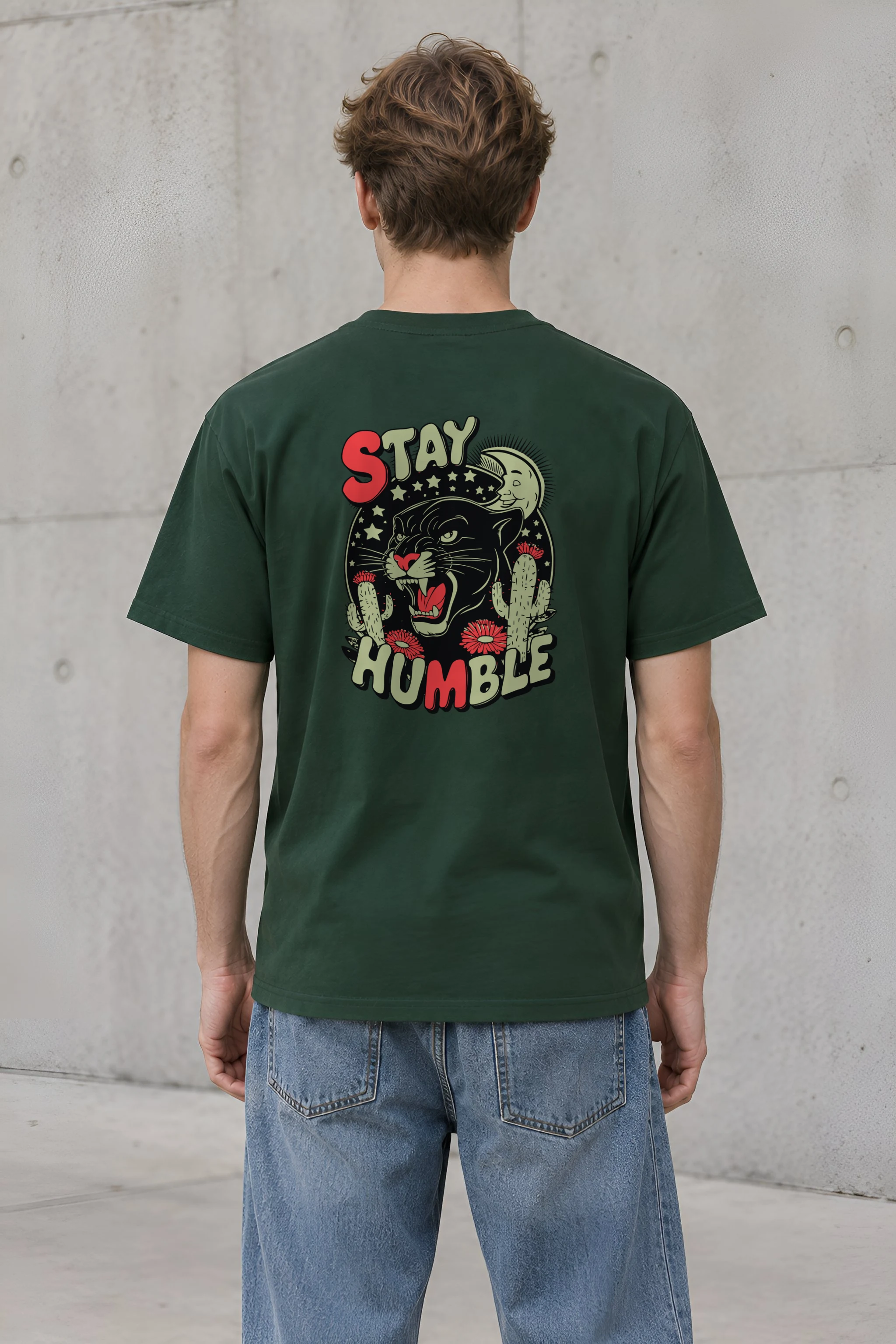 "Stay Humble" Heavyweight Unisex Crewneck T-shirt