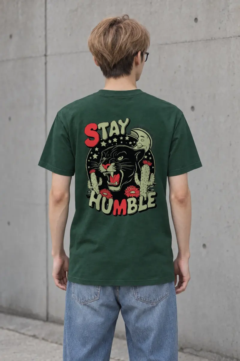 "Stay Humble" Heavyweight Unisex Crewneck T-shirt