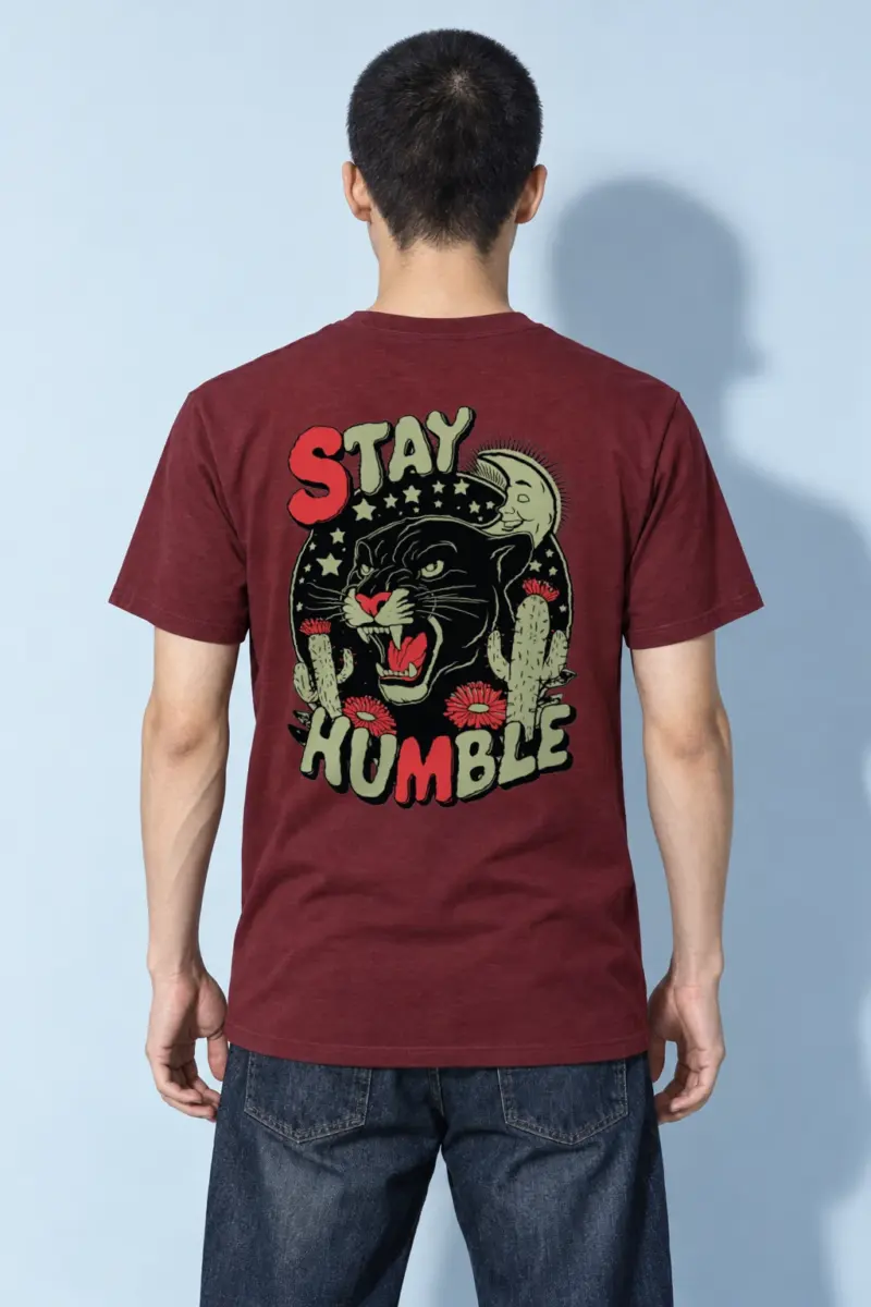 "Stay Humble" Heavyweight Unisex Crewneck T-shirt | Gildan 5000