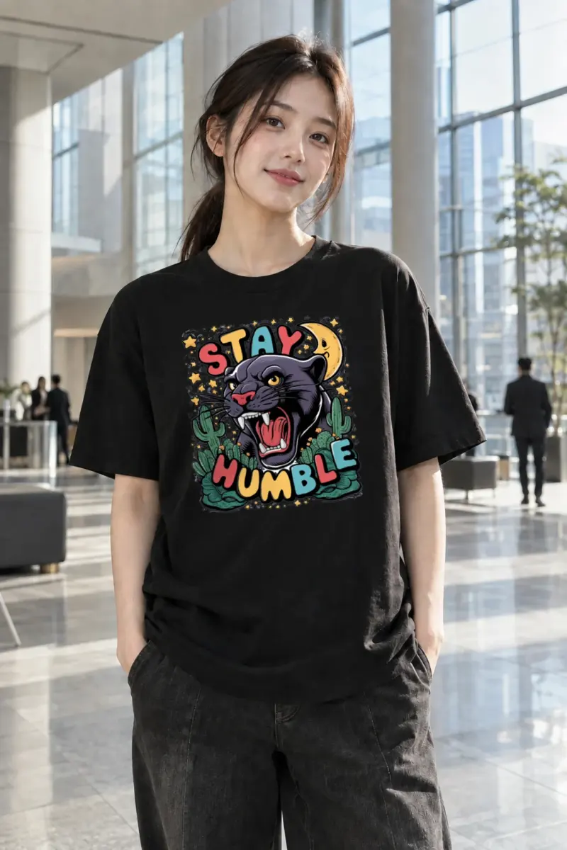 "Stay Humble" Heavyweight Unisex Crewneck T-shirt | Gildan 5000