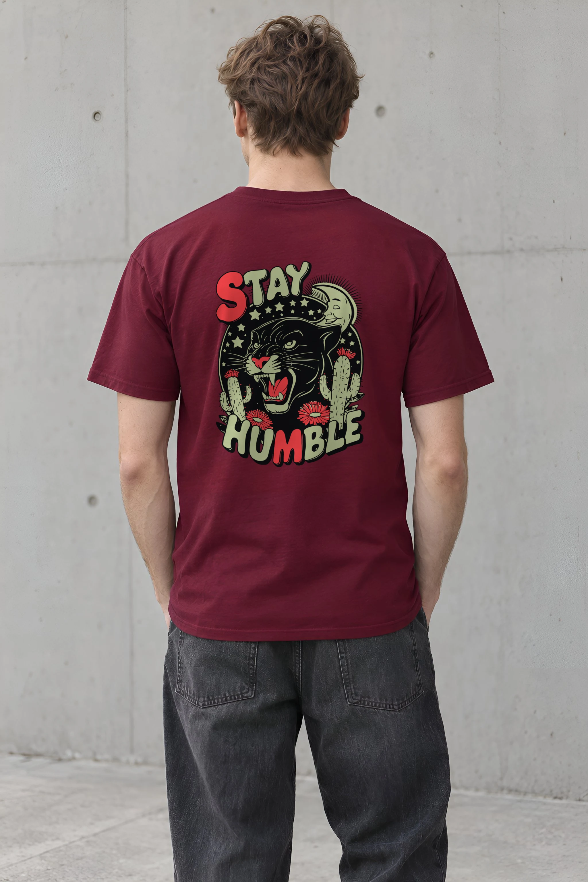 "Stay Humble" Heavyweight Unisex Crewneck T-shirt
