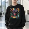 "Stay Humble Panther" Heavy Blend Unisex Crewneck Sweatshirt | Gildan 18000
