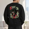 "Stay Humble Panther" Heavy Blend Unisex Crewneck Sweatshirt | Gildan 18000