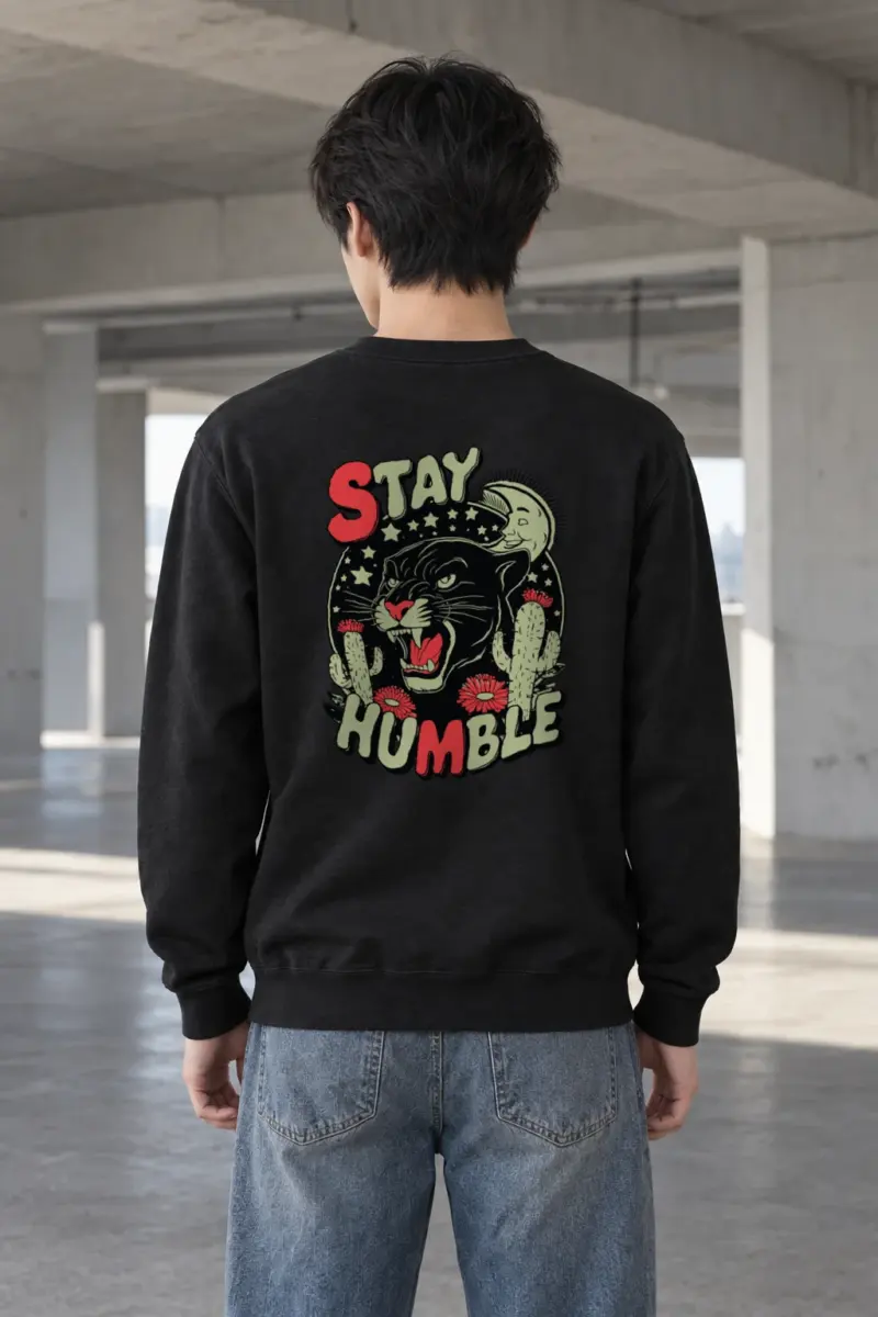 "Stay Humble Panther" Heavy Blend Unisex Crewneck Sweatshirt