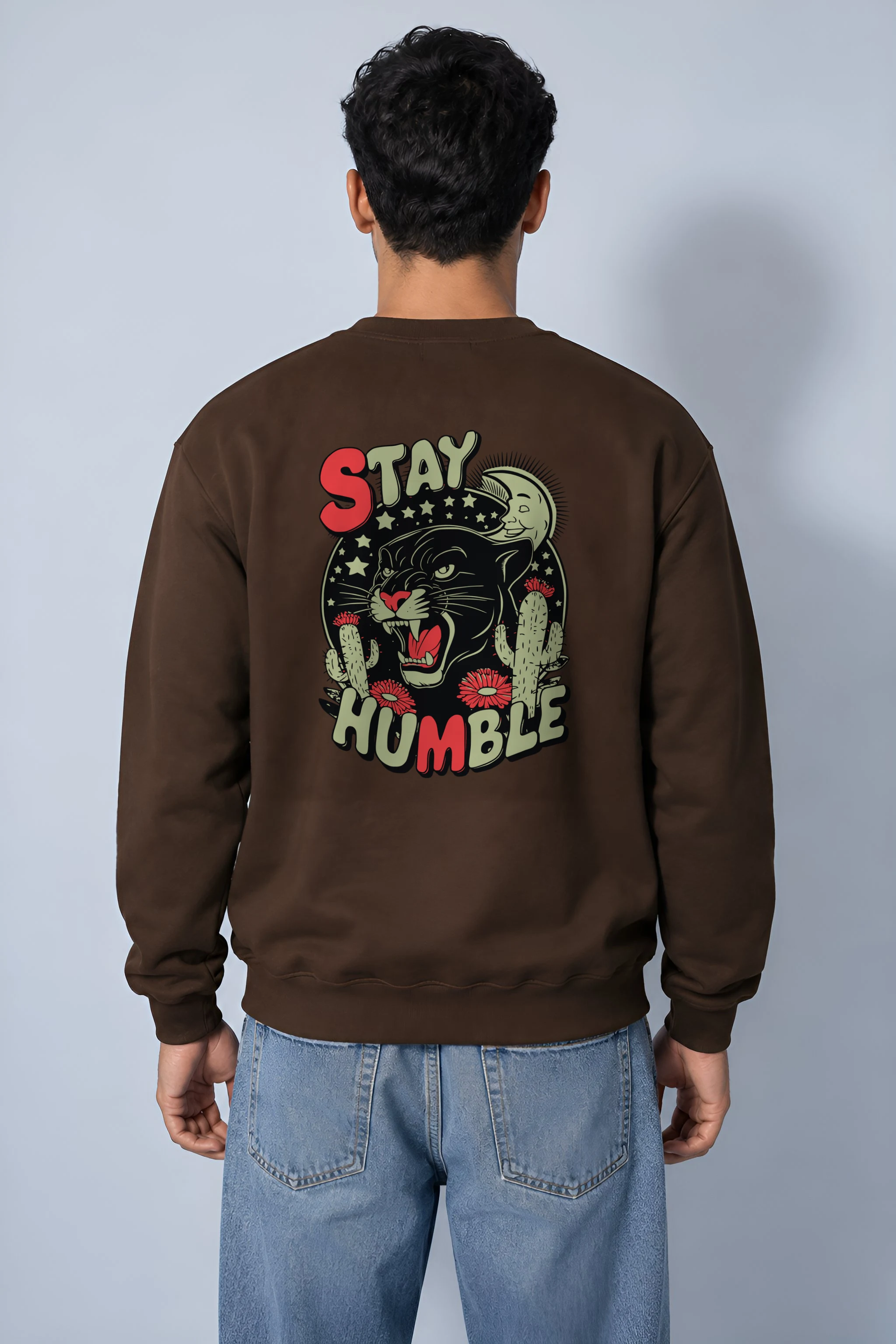 "Stay Humble Panther" 1 Crewneck Sweatshirt