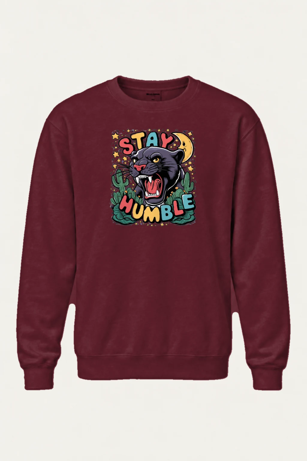 "Stay Humble Panther" Heavy Blend Unisex Crewneck Sweatshirt | Gildan 18000