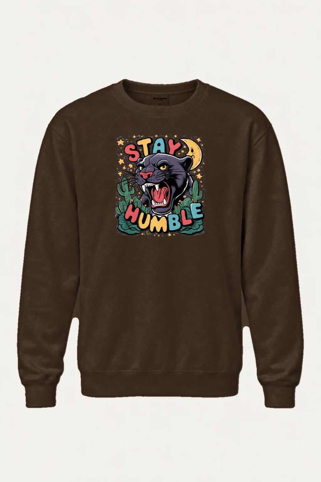 "Stay Humble Panther" Heavy Blend Unisex Crewneck Sweatshirt | Gildan 18000