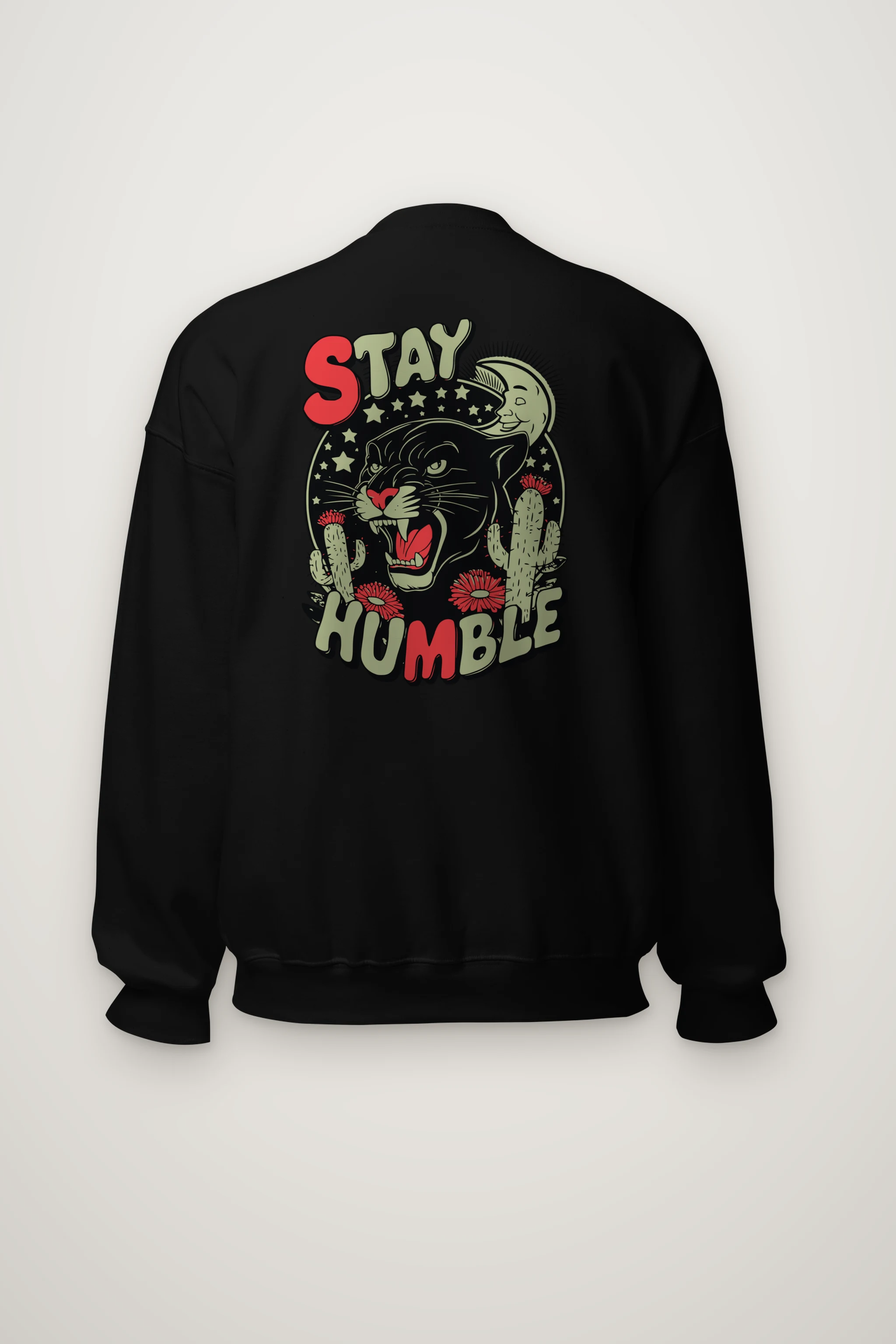 "Stay Humble Panther" Heavy Blend Unisex Crewneck Sweatshirt