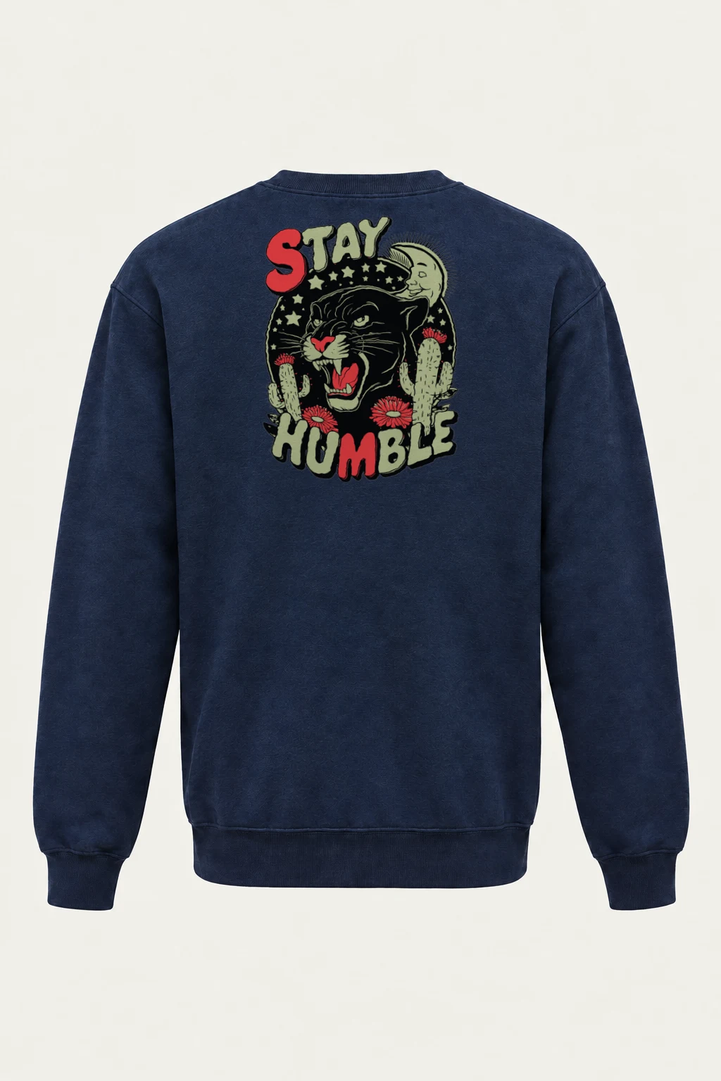 "Stay Humble Panther" Heavy Blend Unisex Crewneck Sweatshirt | Gildan 18000