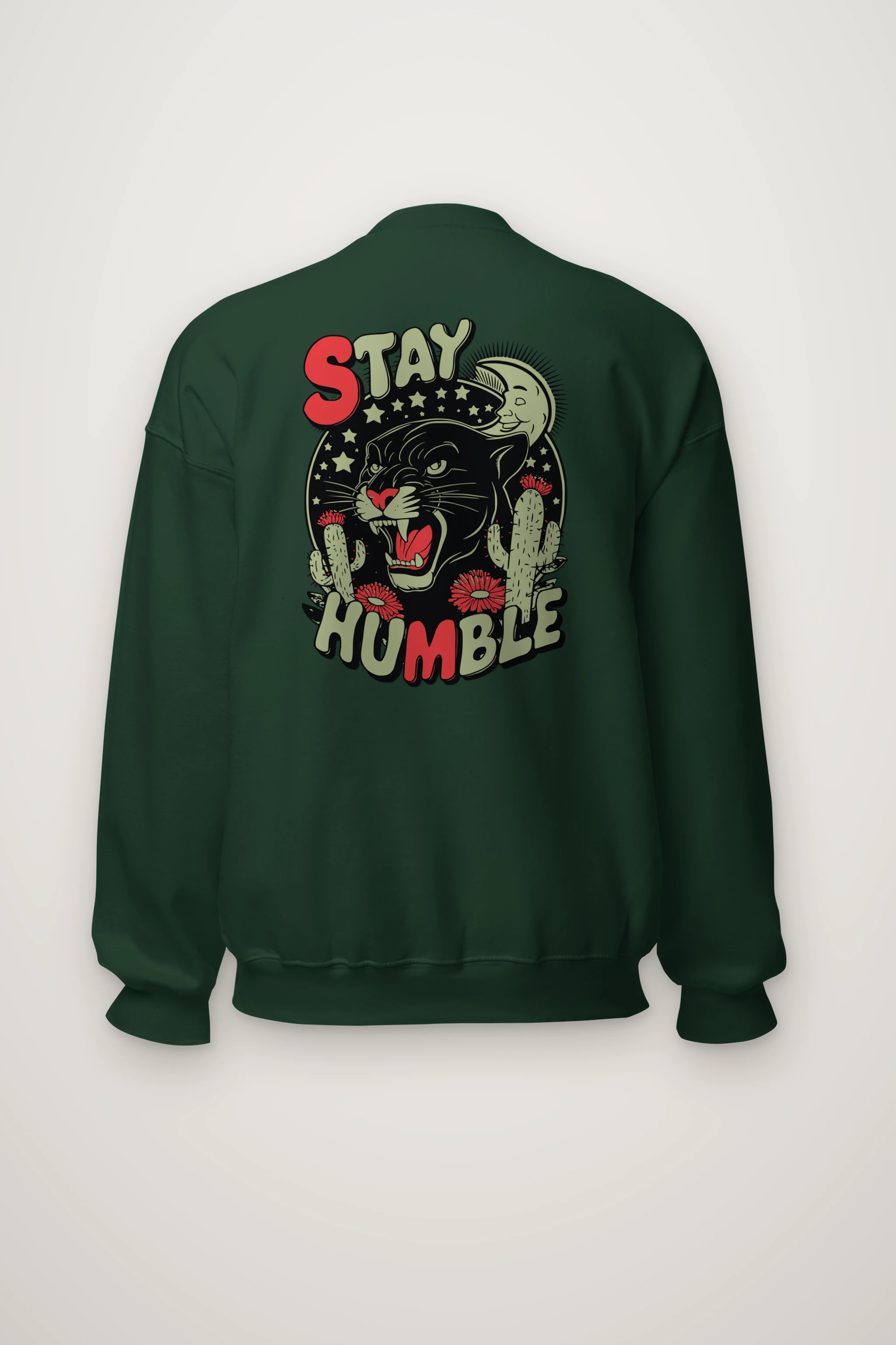 "Stay Humble Panther" Heavy Blend Unisex Crewneck Sweatshirt