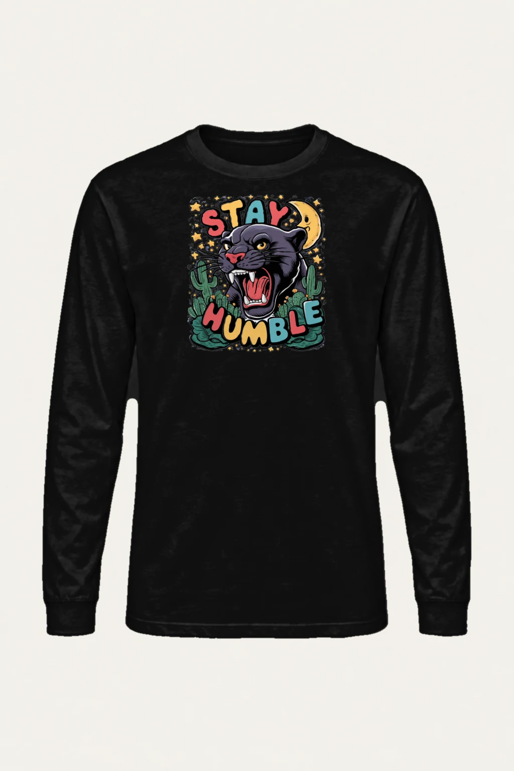 "Stay Humble Panther" Unisex Longsleeve T-shirt | Gildan 2400