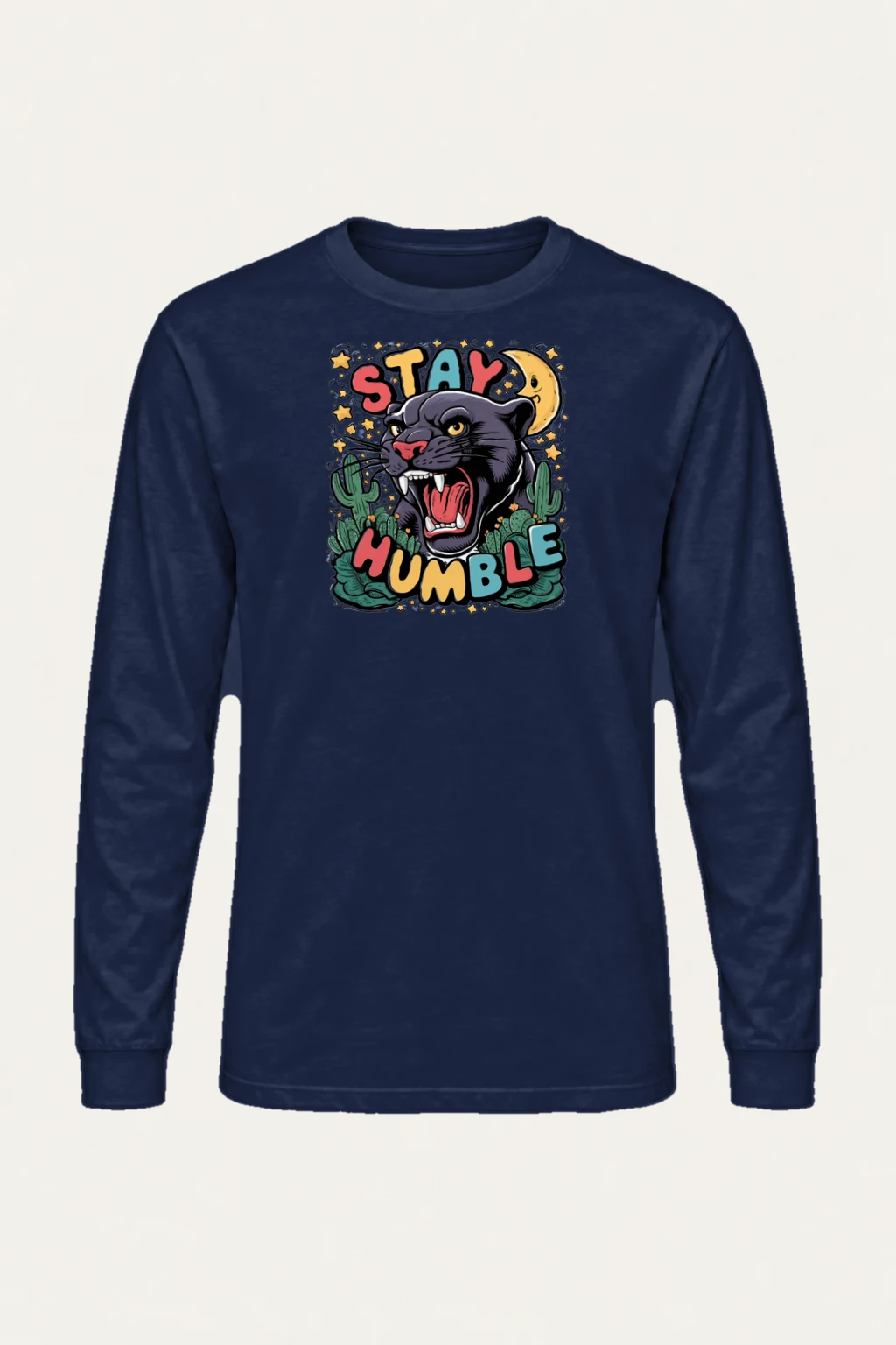 "Stay Humble Panther" Unisex Longsleeve T-shirt | Gildan 2400