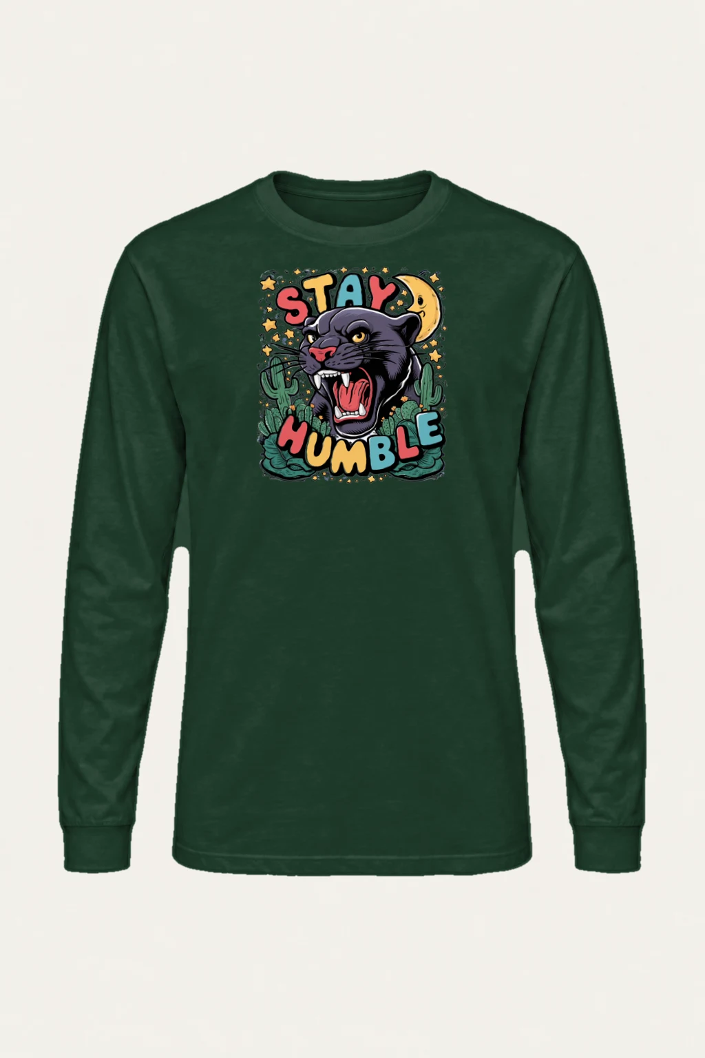 "Stay Humble Panther" Unisex Longsleeve T-shirt | Gildan 2400
