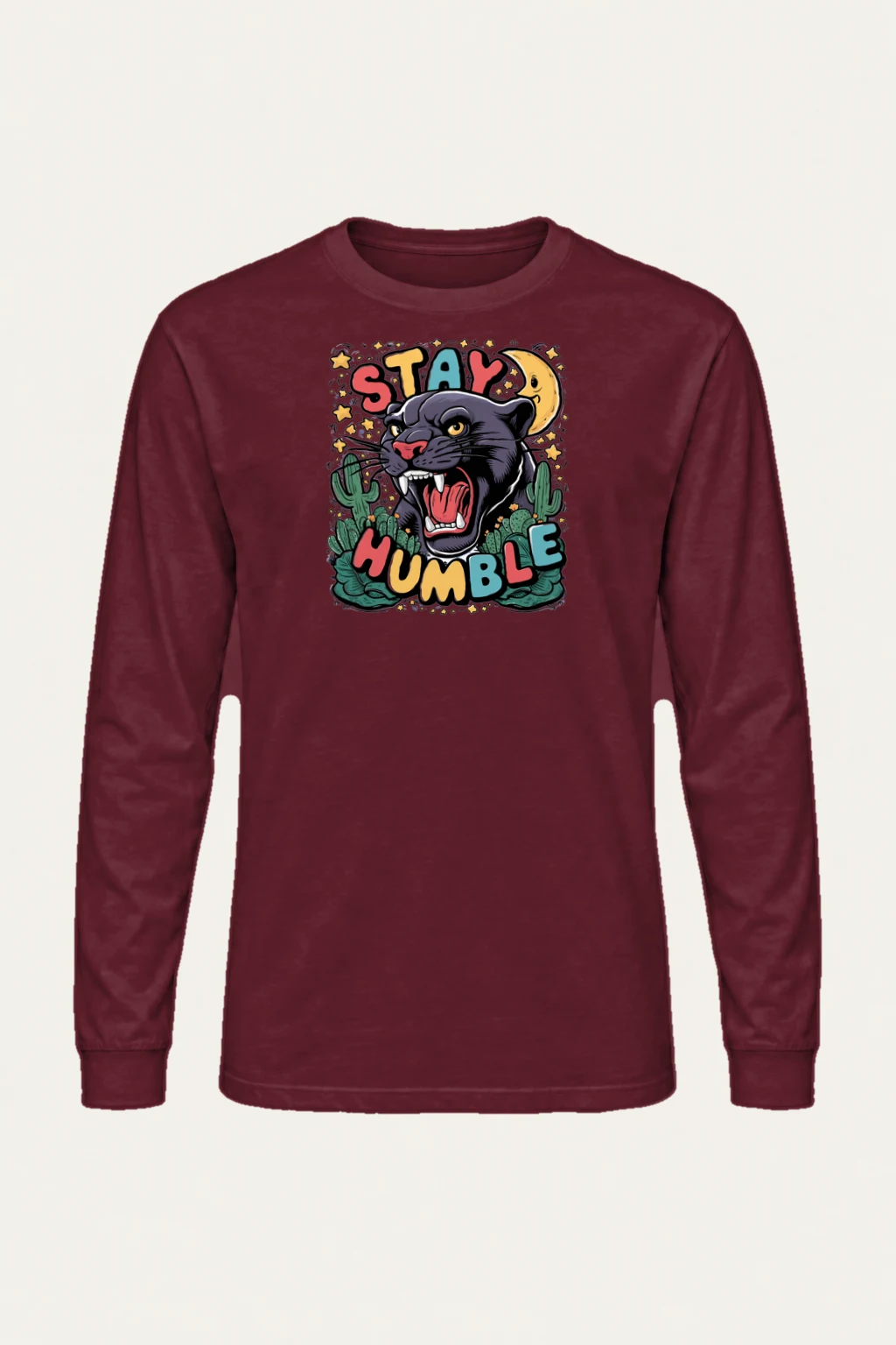"Stay Humble Panther" Unisex Longsleeve T-shirt | Gildan 2400