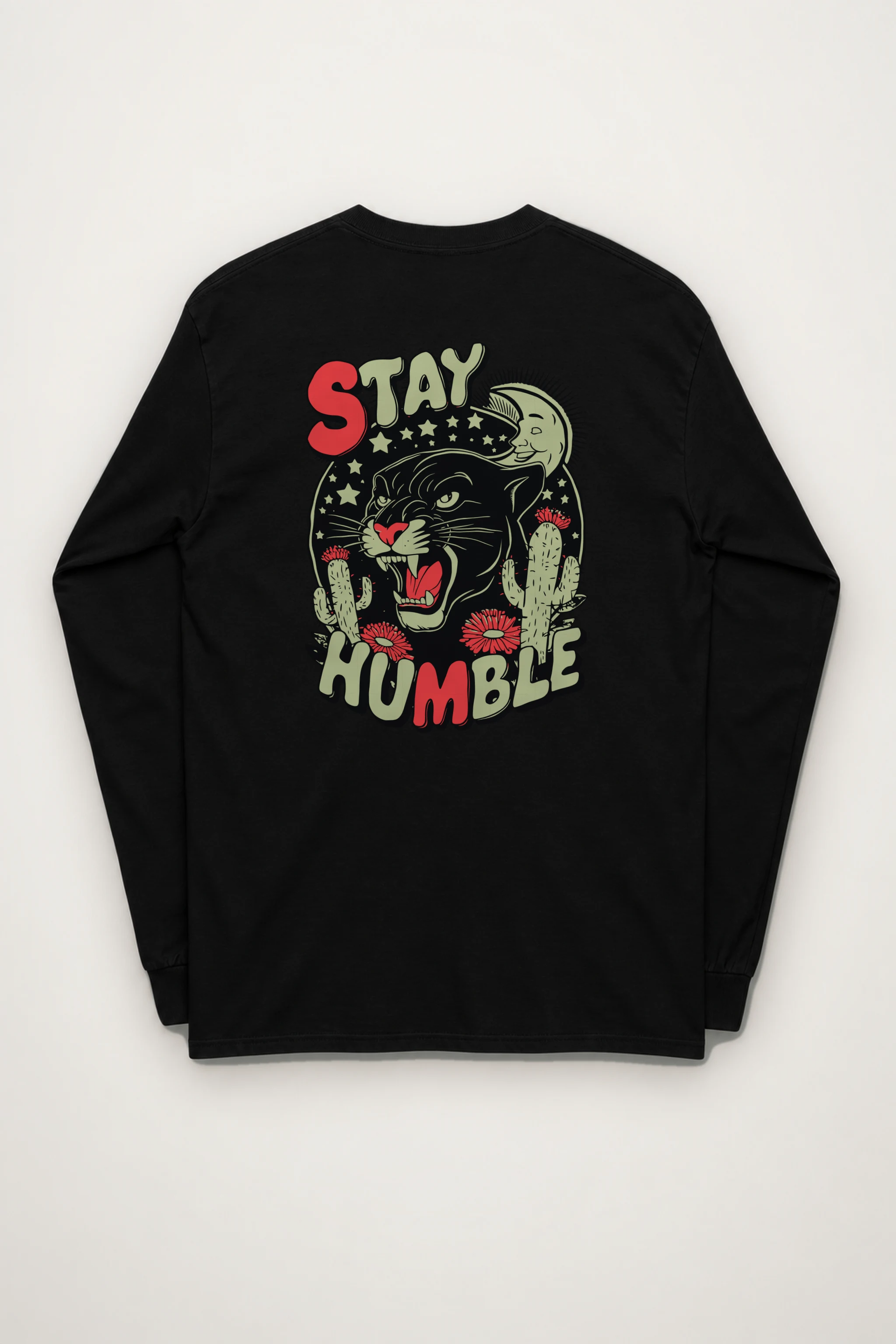 "Stay Humble Panther" Unisex Longsleeve T-shirt