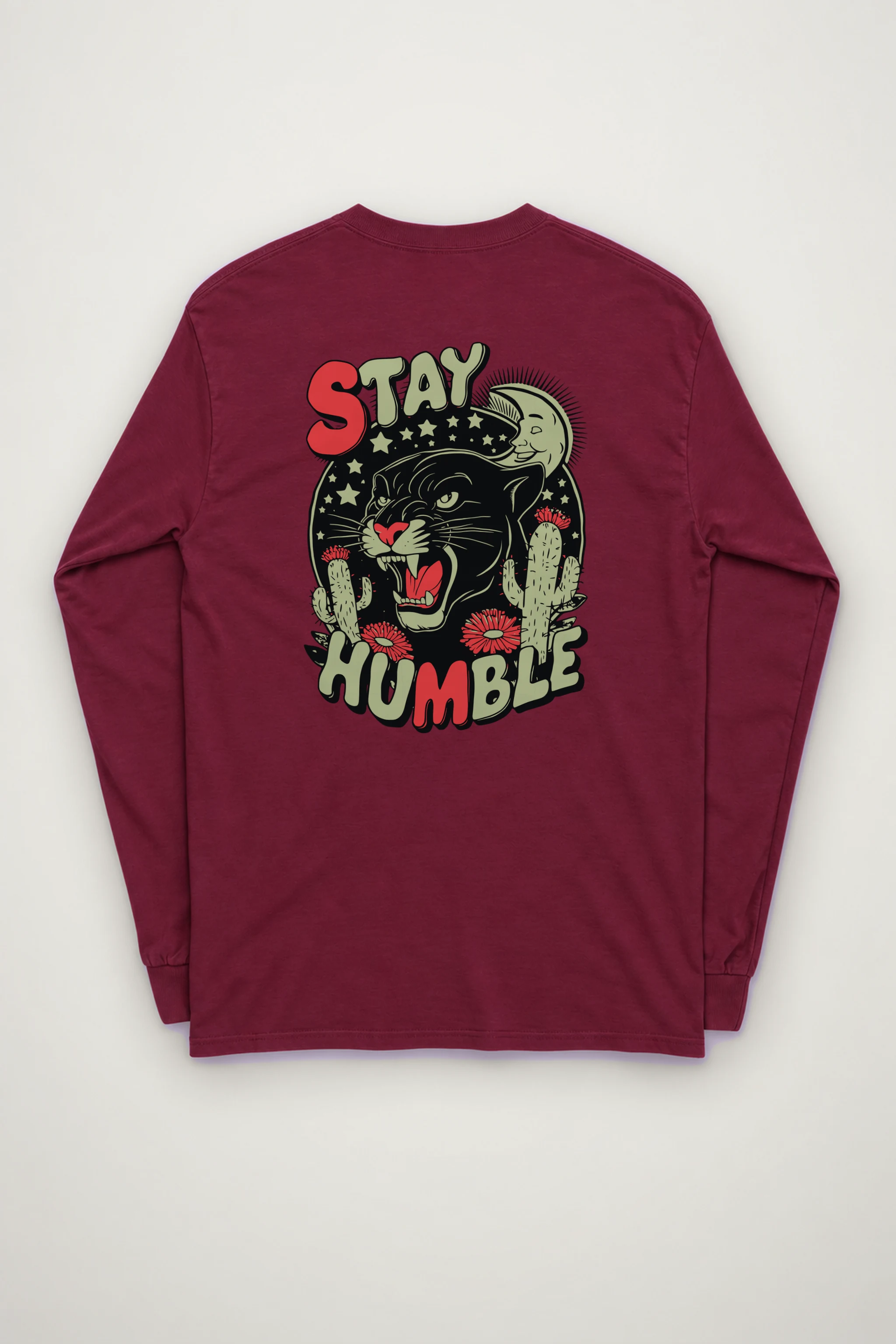 "Stay Humble Panther" Unisex Longsleeve T-shirt