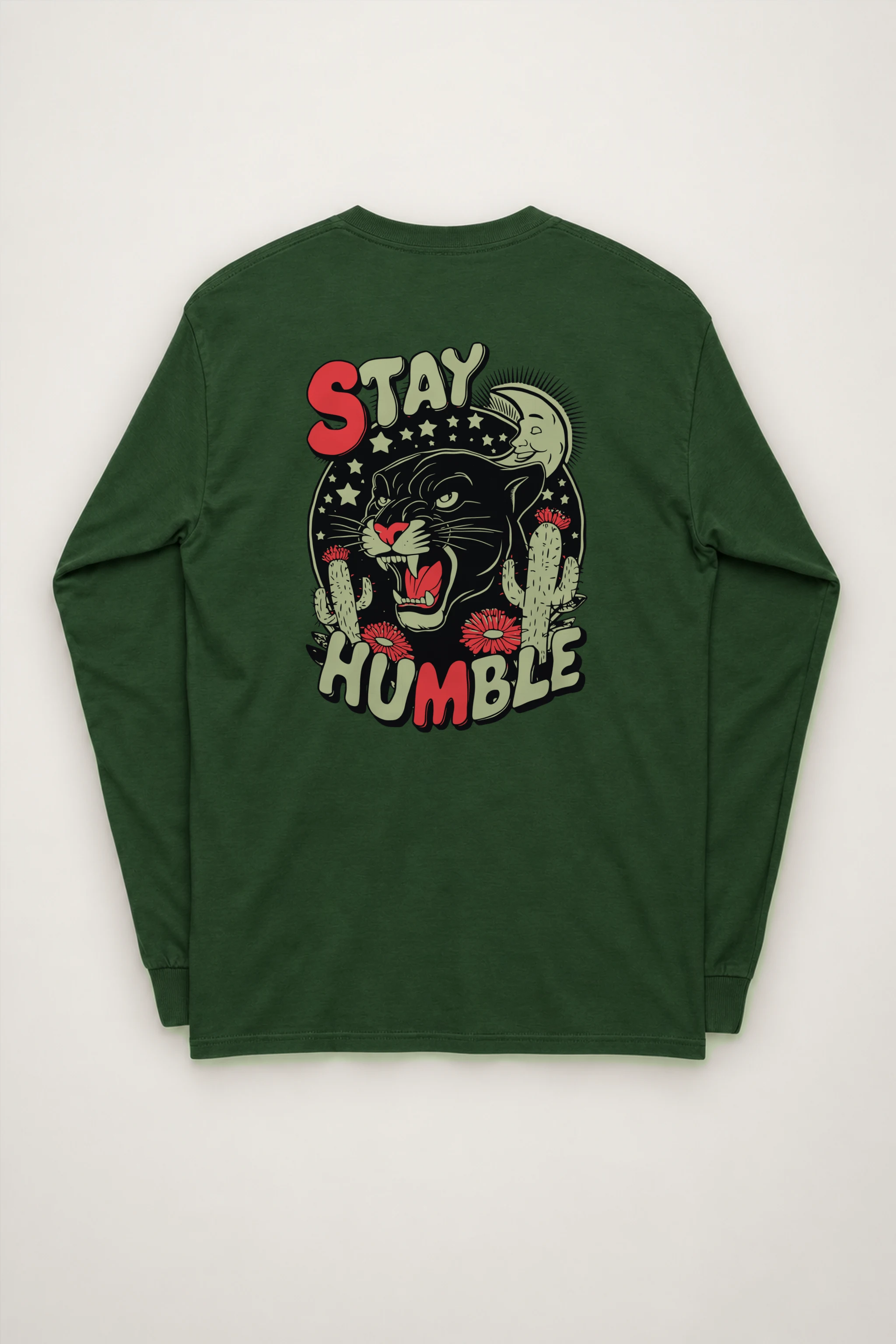 "Stay Humble Panther" Unisex Longsleeve T-shirt