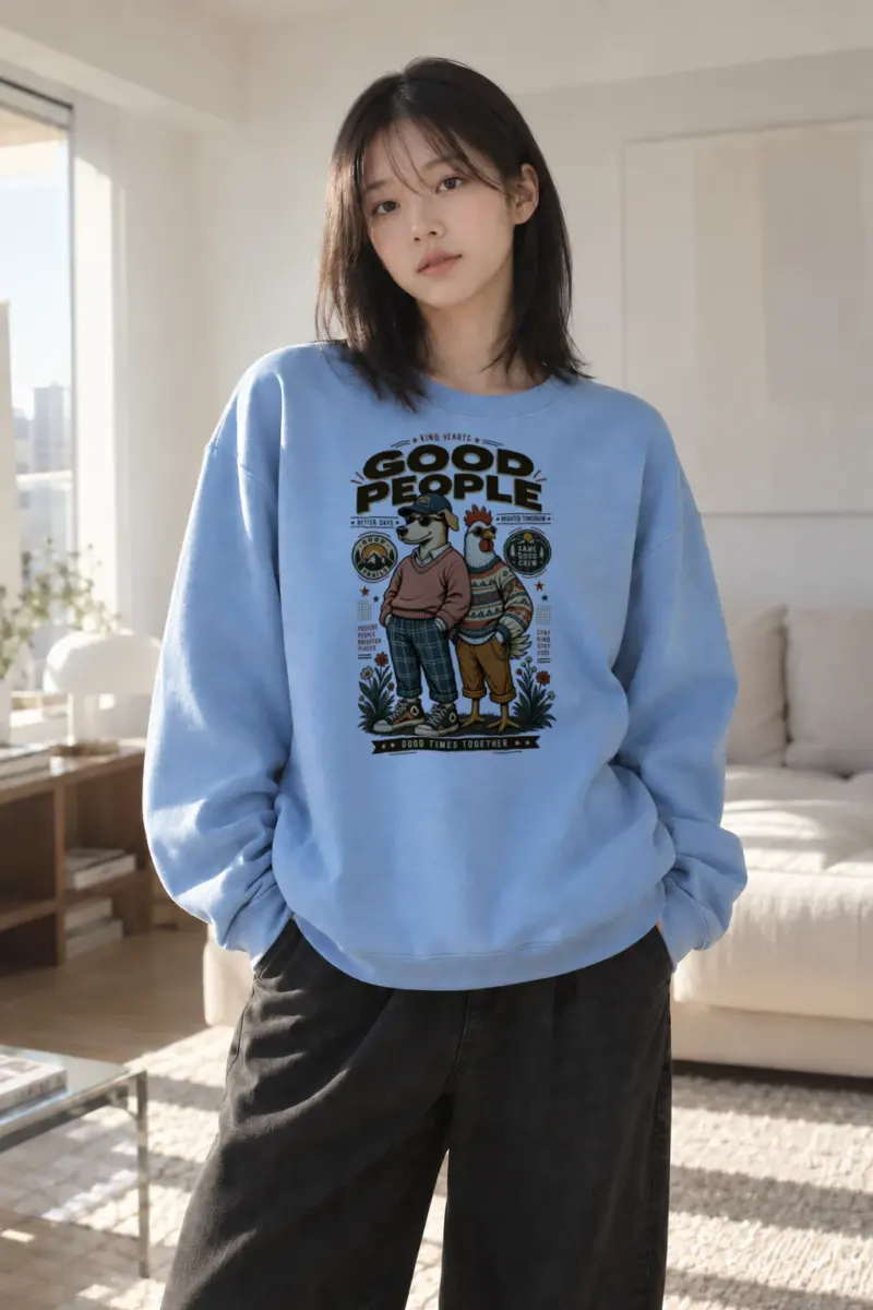 "Stay Kind Stay Cool" Heavy Blend Unisex Crewneck Sweatshirt | Gildan 18000