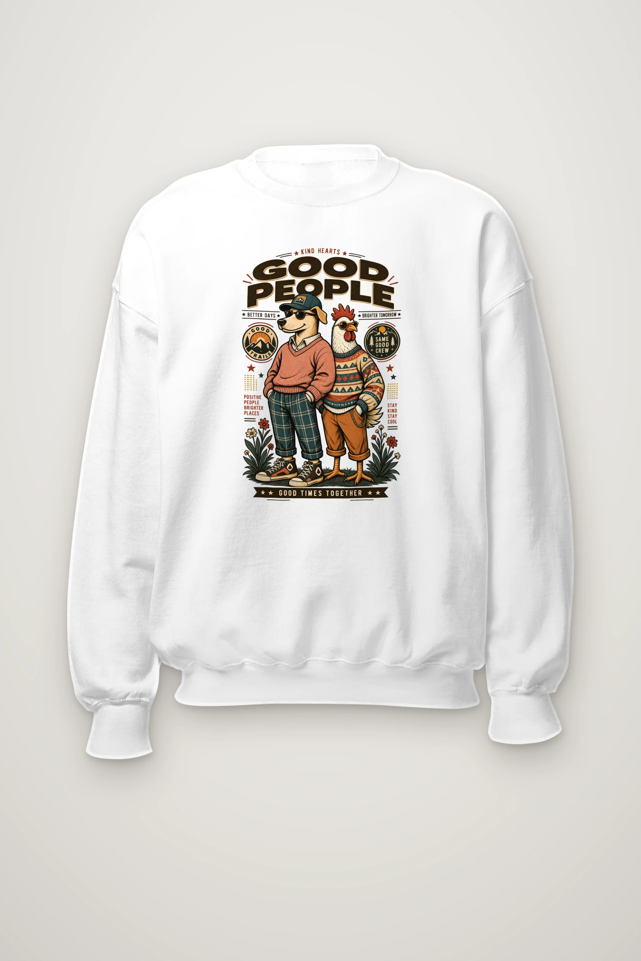 "Stay Kind Stay Cool" Heavy Blend Unisex Crewneck Sweatshirt