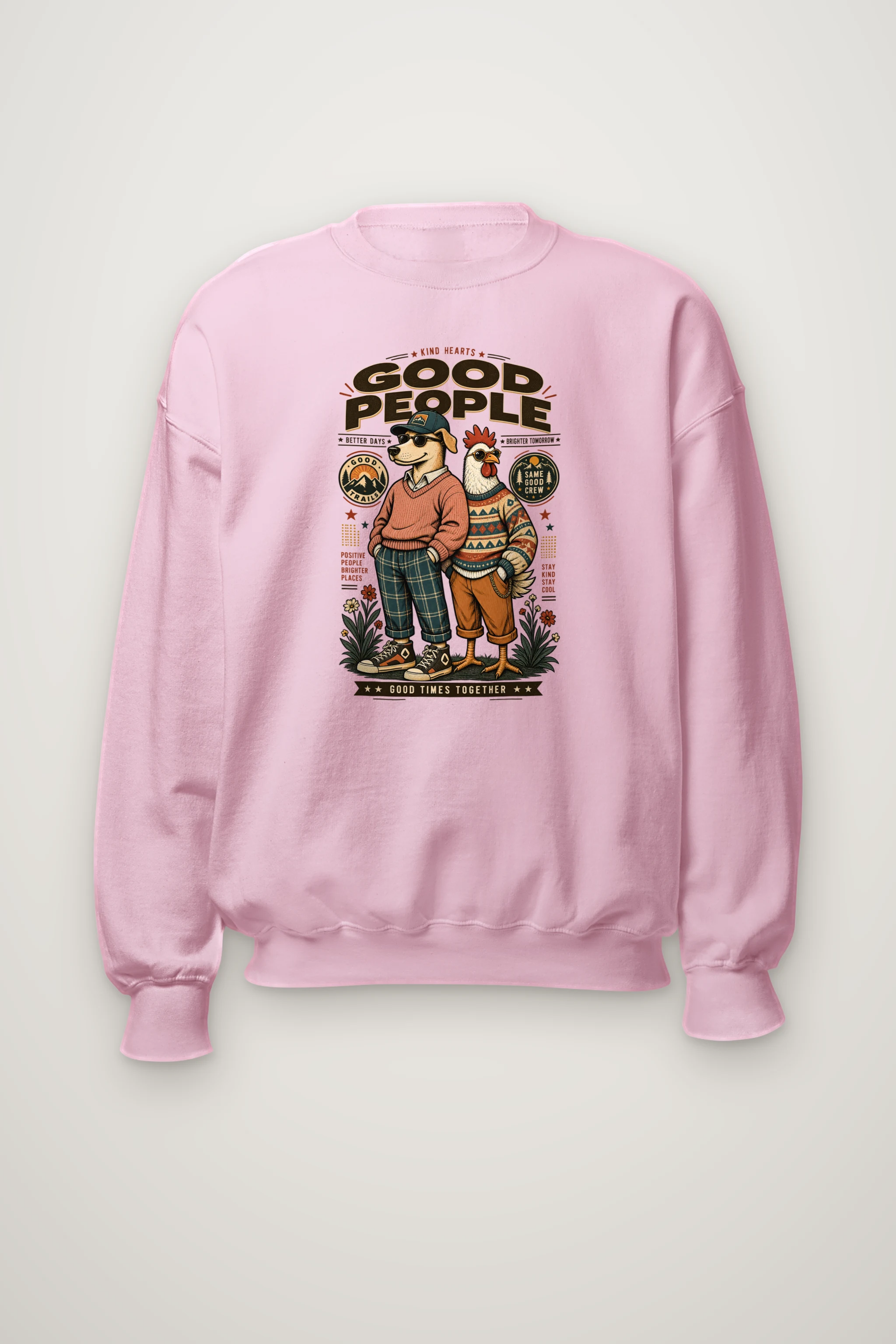 "Stay Kind Stay Cool" Heavy Blend Unisex Crewneck Sweatshirt