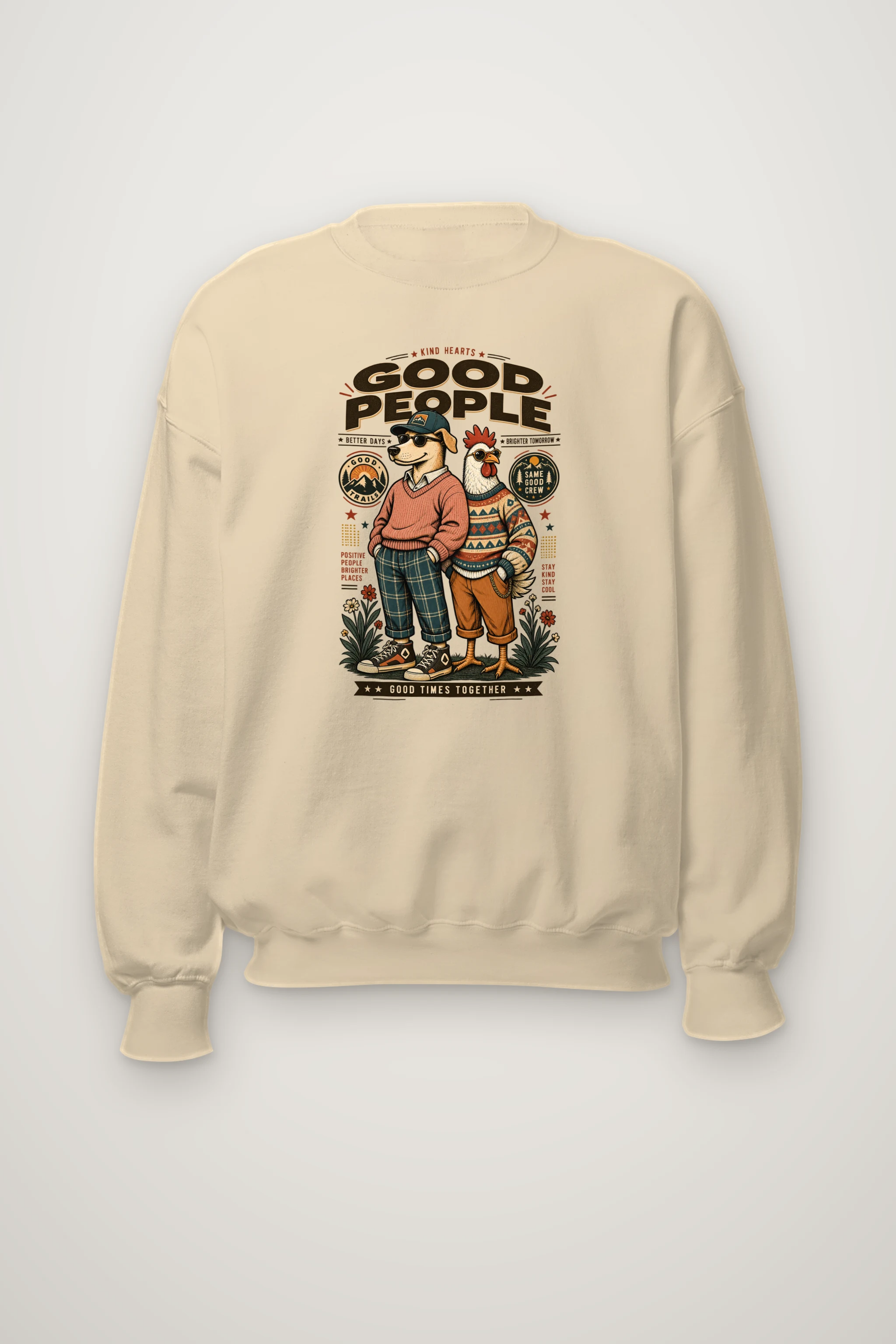 "Stay Kind Stay Cool" Heavy Blend Unisex Crewneck Sweatshirt