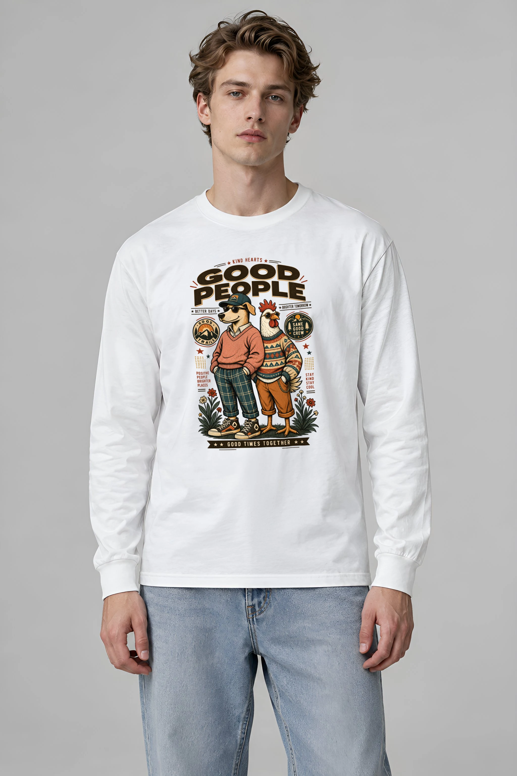 "Stay Kind Stay Cool" Unisex Longsleeve T-shirt