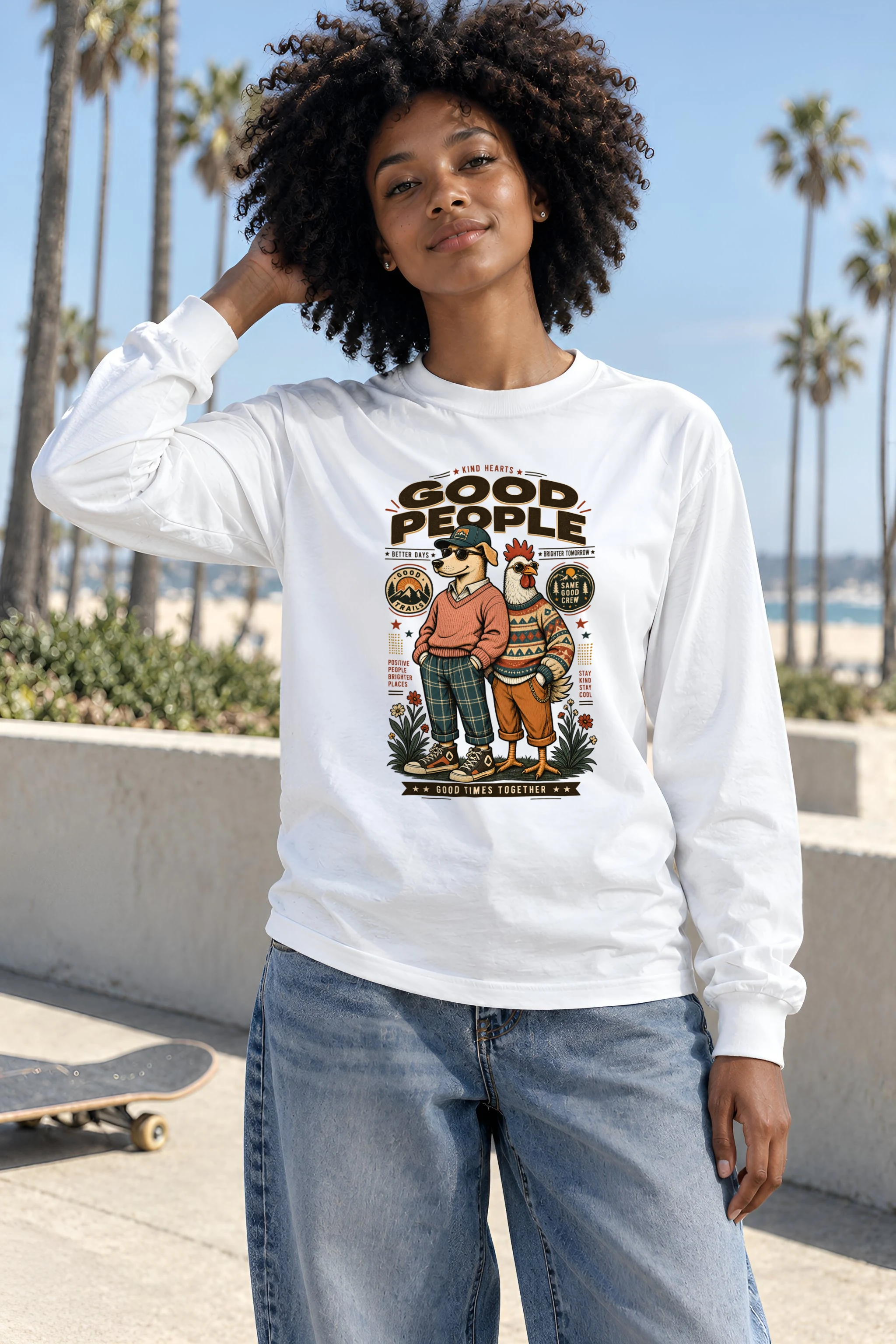 "Stay Kind Stay Cool" Unisex Longsleeve T-shirt