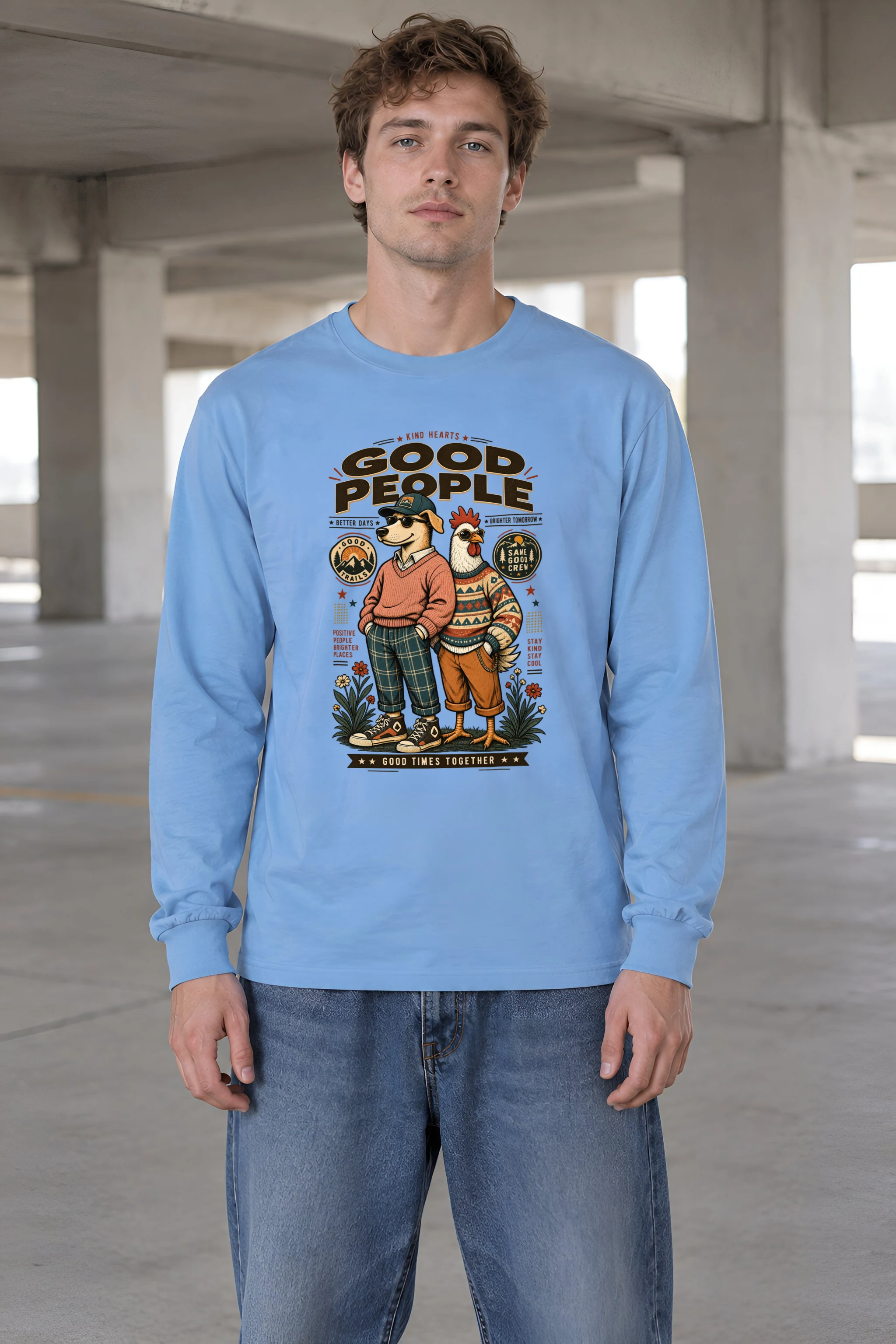 "Stay Kind Stay Cool" Unisex Longsleeve T-shirt