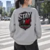 "Stay On Emblem" Heavy Blend Unisex Crewneck Sweatshirt | Gildan 18000