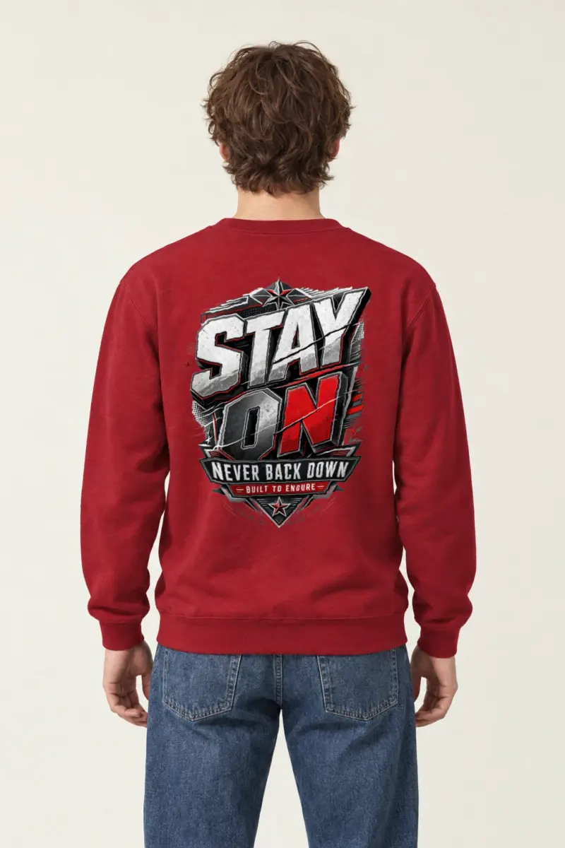 "Stay On Emblem" Heavy Blend Unisex Crewneck Sweatshirt