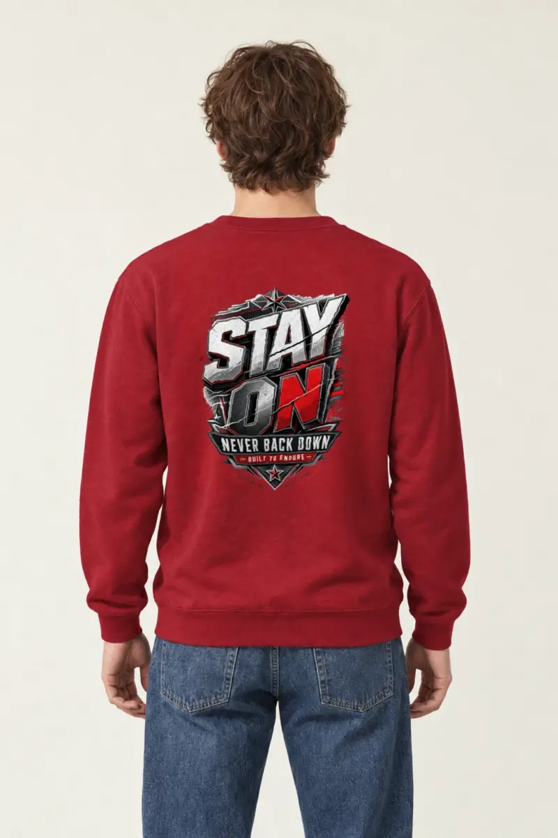 "Stay On Emblem" Heavy Blend Unisex Crewneck Sweatshirt