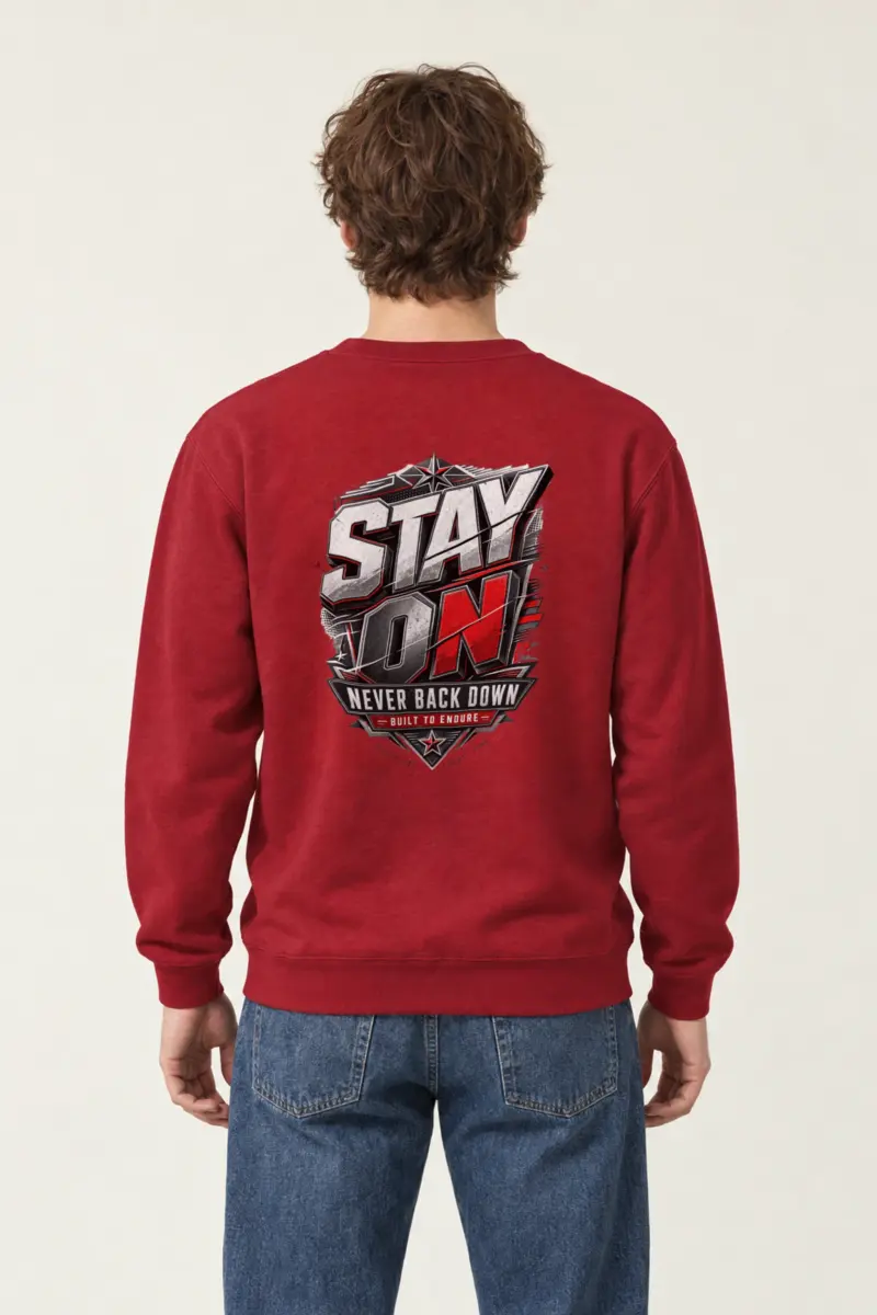"Stay On Emblem" Heavy Blend Unisex Crewneck Sweatshirt
