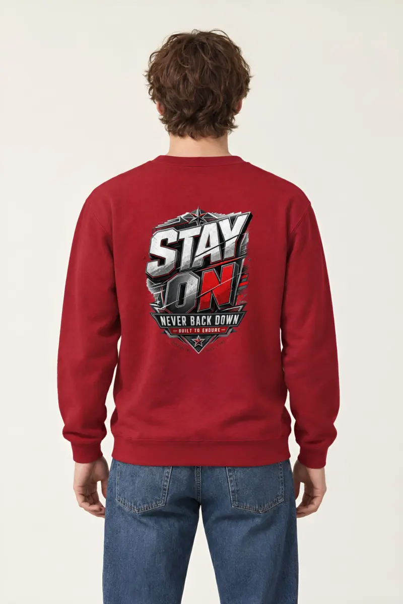 "Stay On Emblem" Heavy Blend Unisex Crewneck Sweatshirt