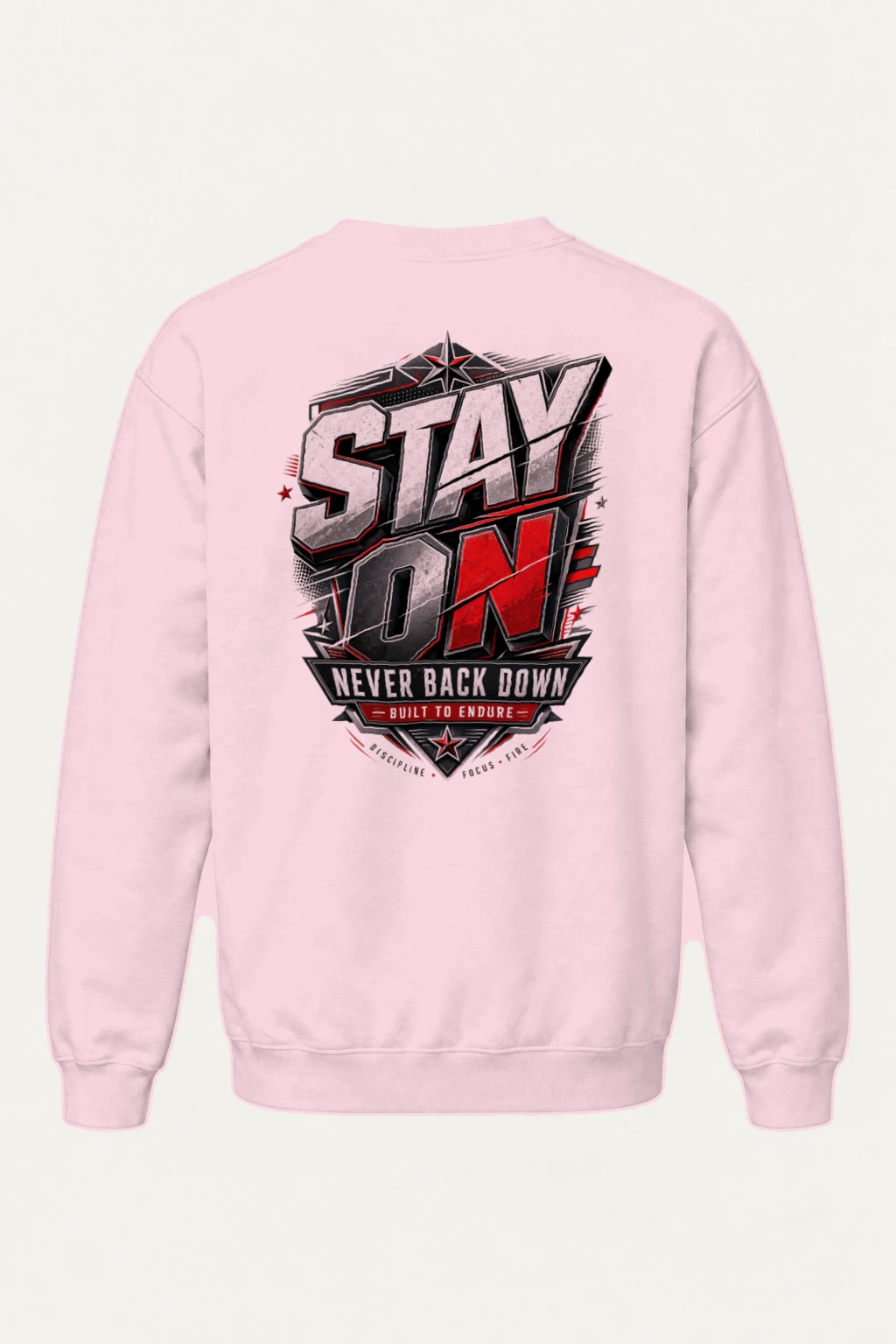 "Stay On Emblem" Heavy Blend Unisex Crewneck Sweatshirt | Gildan 18000