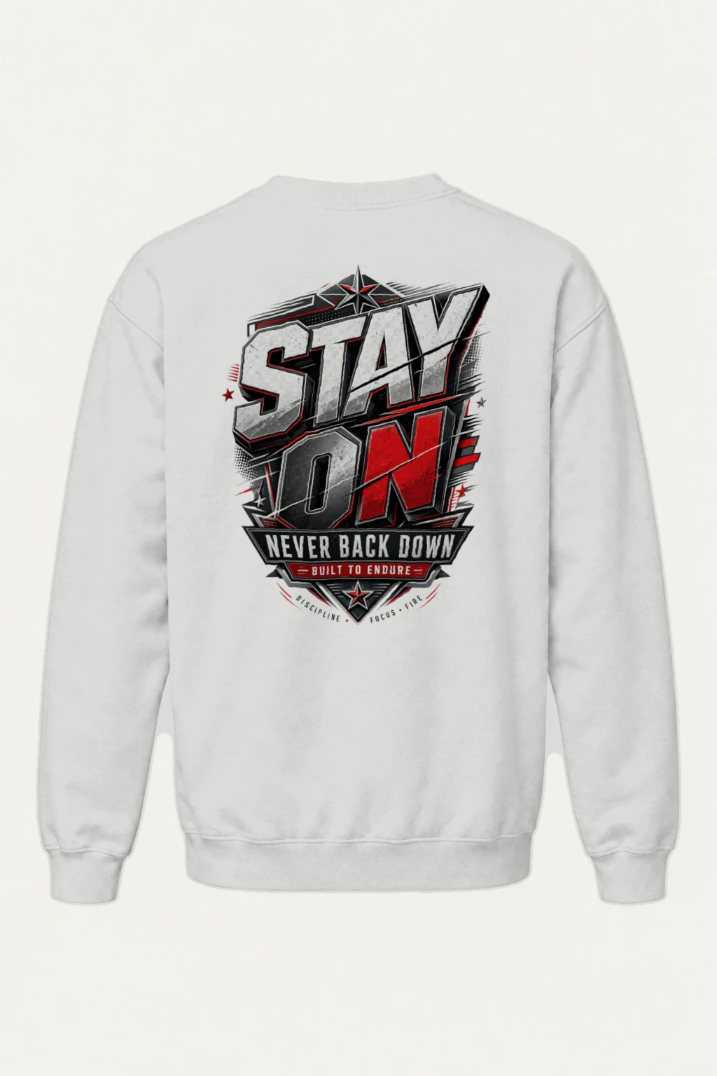 "Stay On Emblem" Heavy Blend Unisex Crewneck Sweatshirt | Gildan 18000
