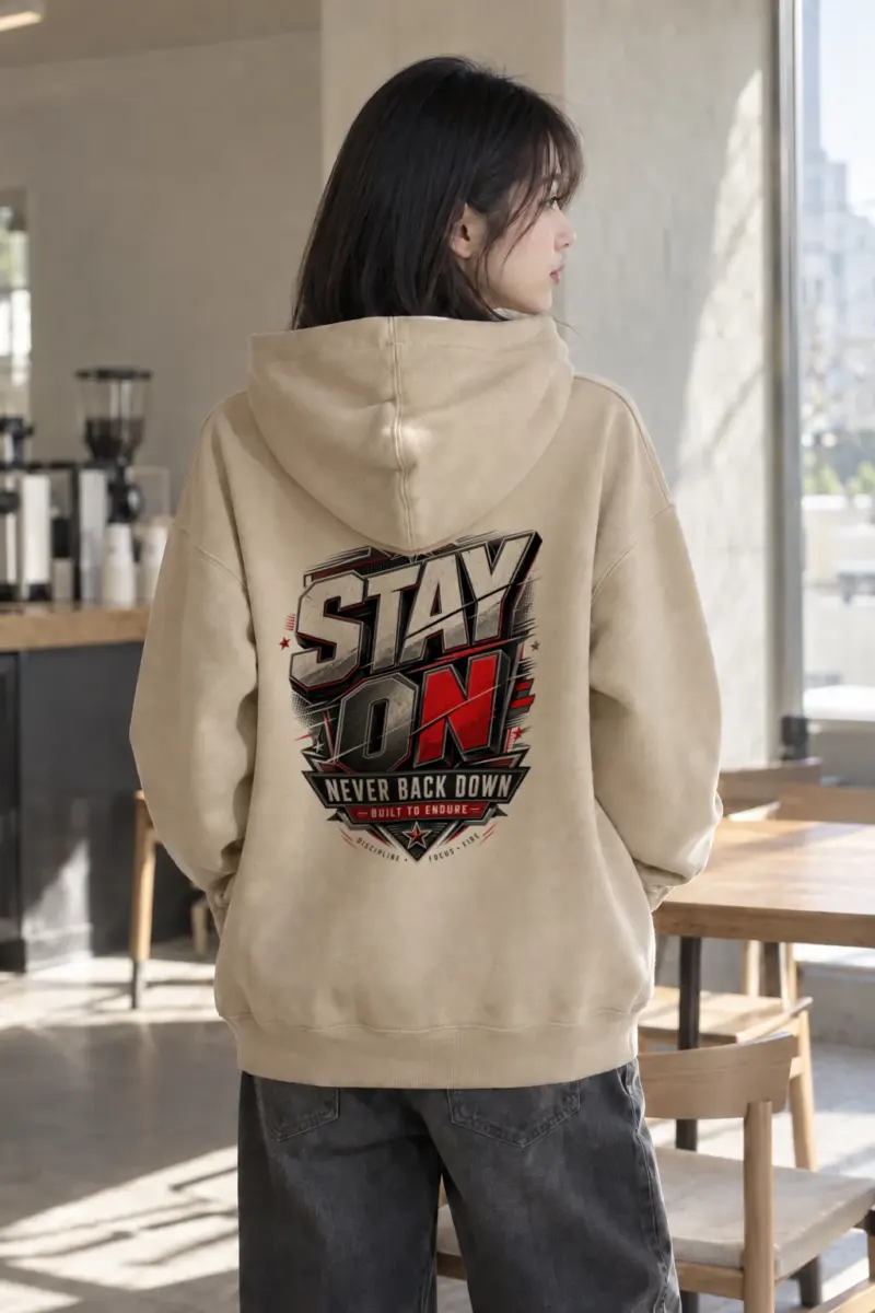 "Stay On" Heavy Blend Unisex Pullover Hoodie | Gildan 18500