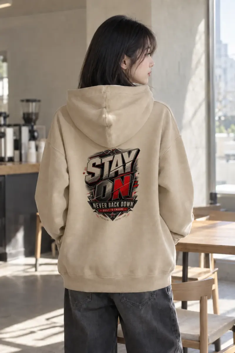 "Stay On" Heavy Blend Unisex Pullover Hoodie | Gildan 18500