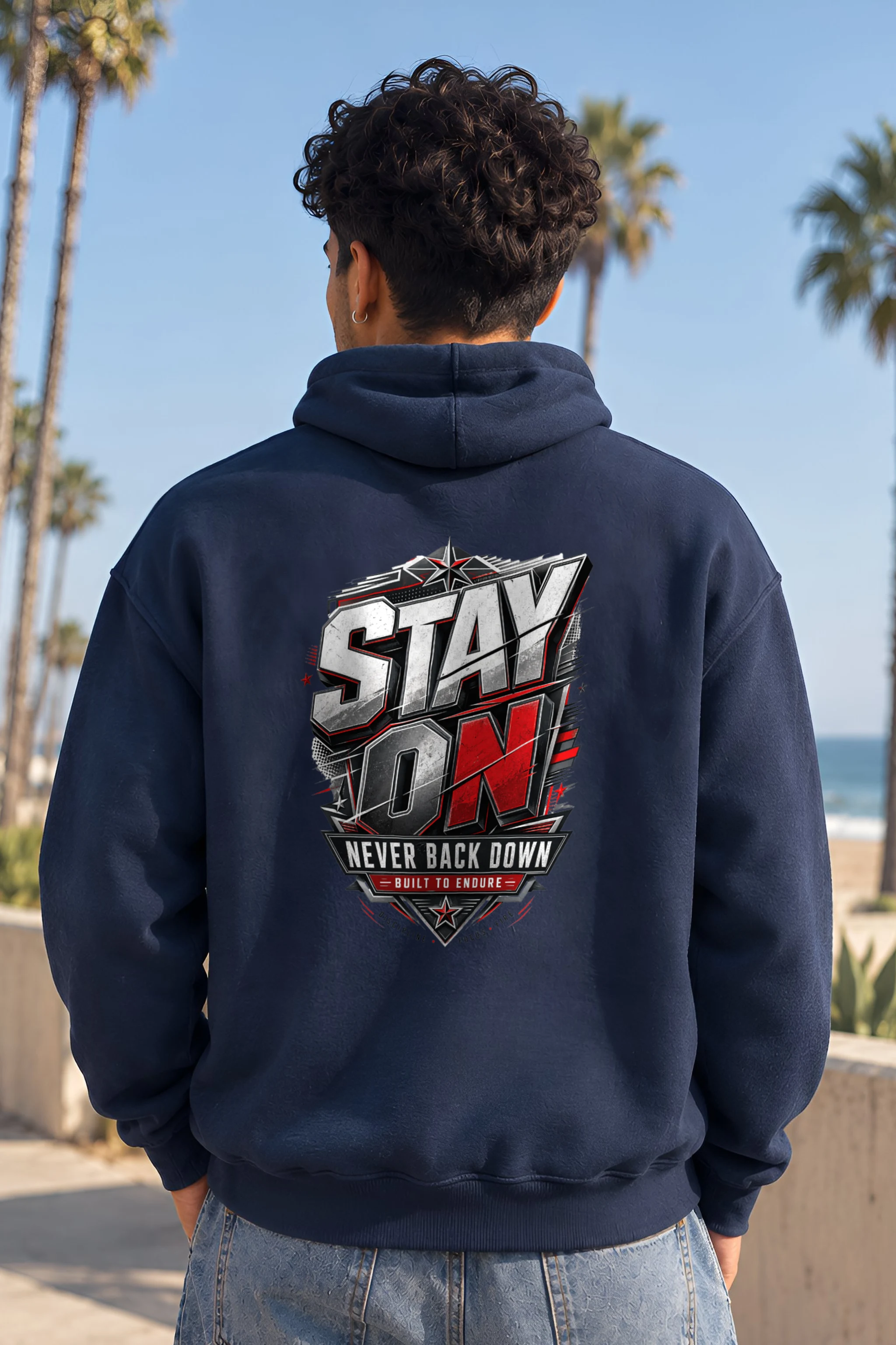 "Stay On" 1 Pullover Hoodie