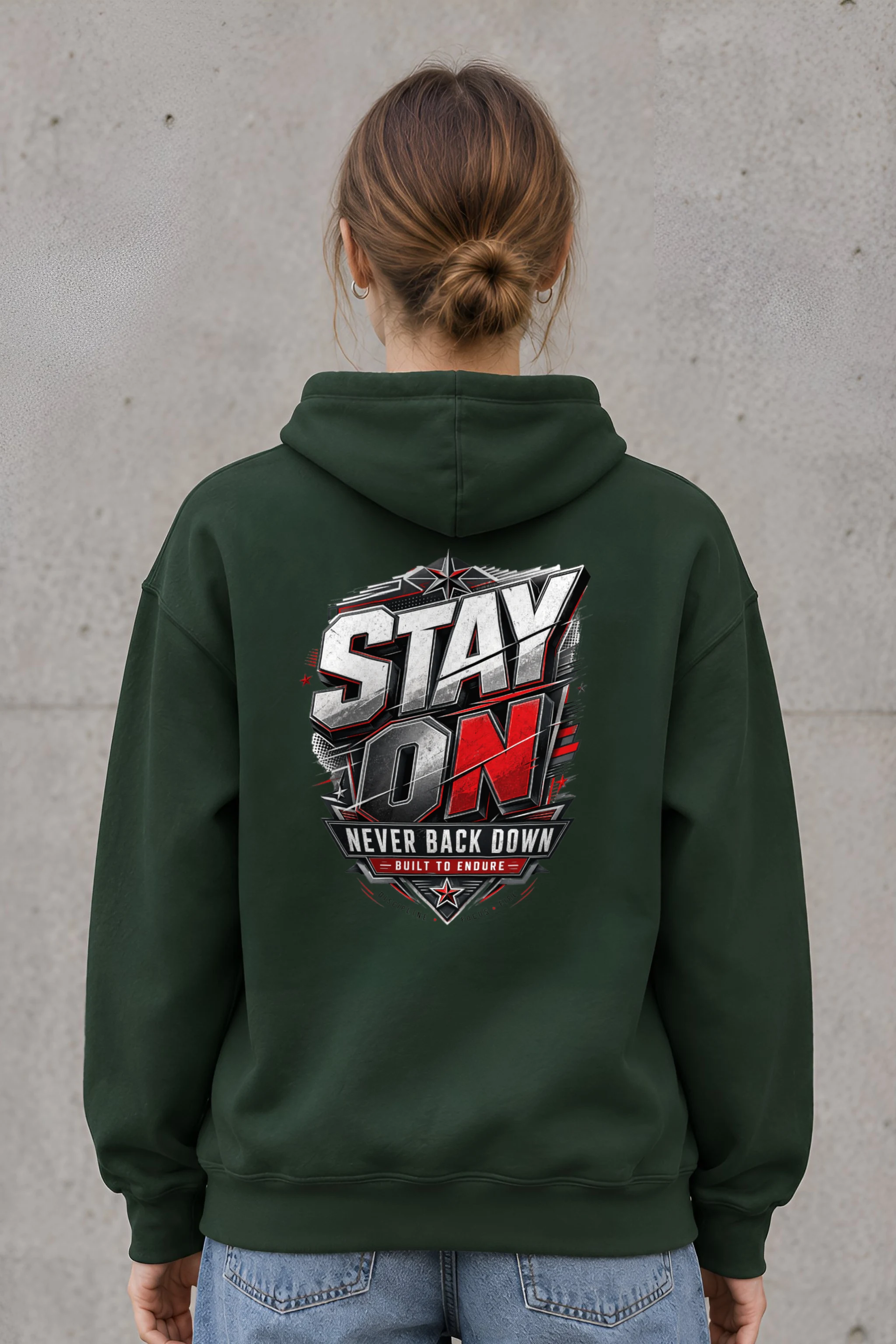 "Stay On" 1 Pullover Hoodie
