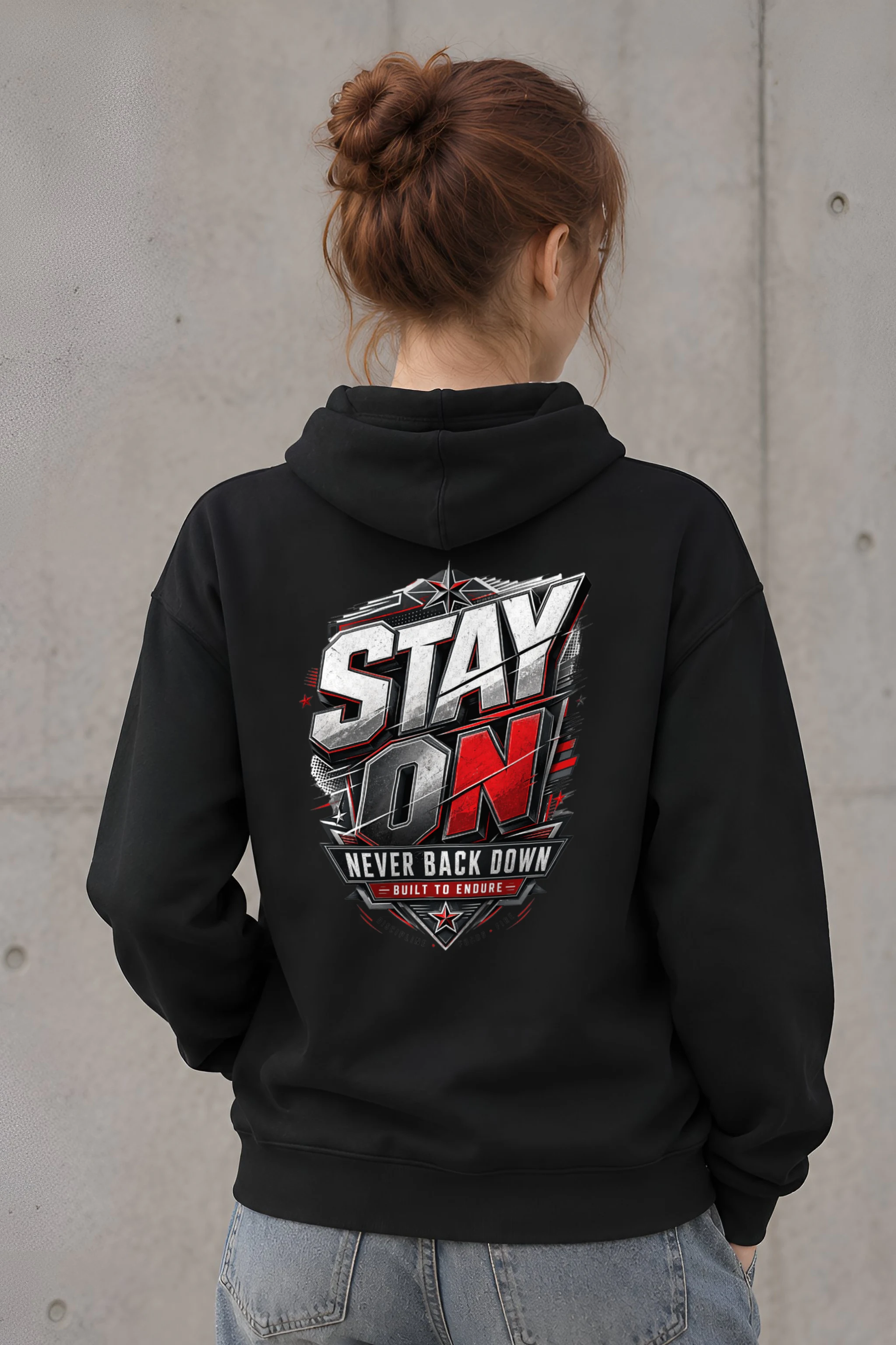 "Stay On" 1 Pullover Hoodie
