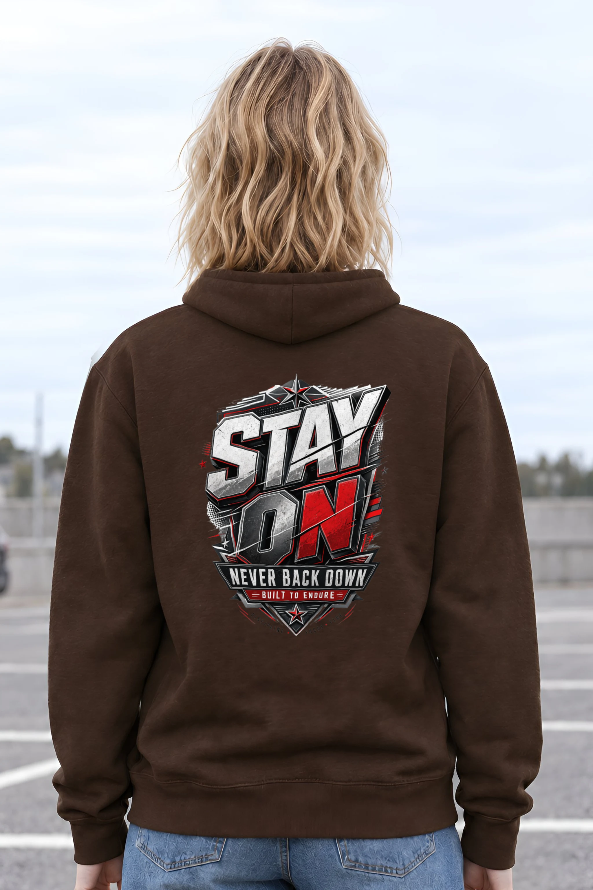 "Stay On" 1 Pullover Hoodie
