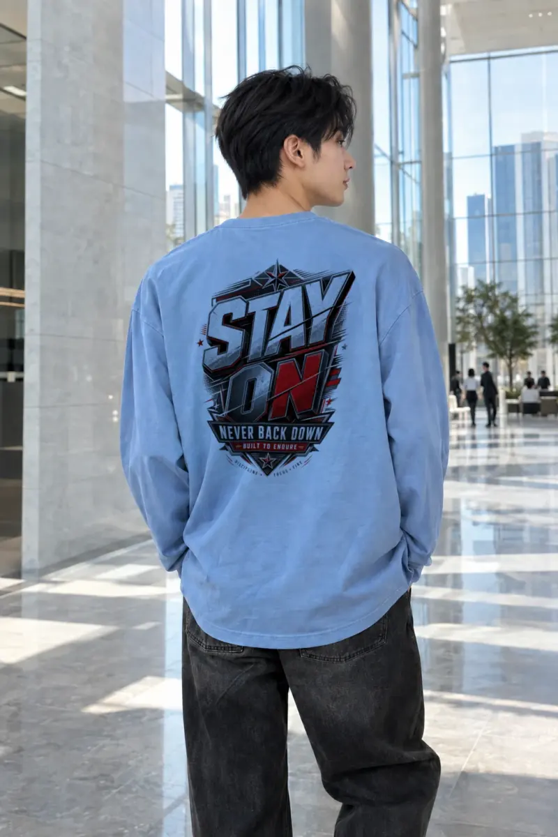“Stay On” Unisex Longsleeve T-shirt | Gildan 2400