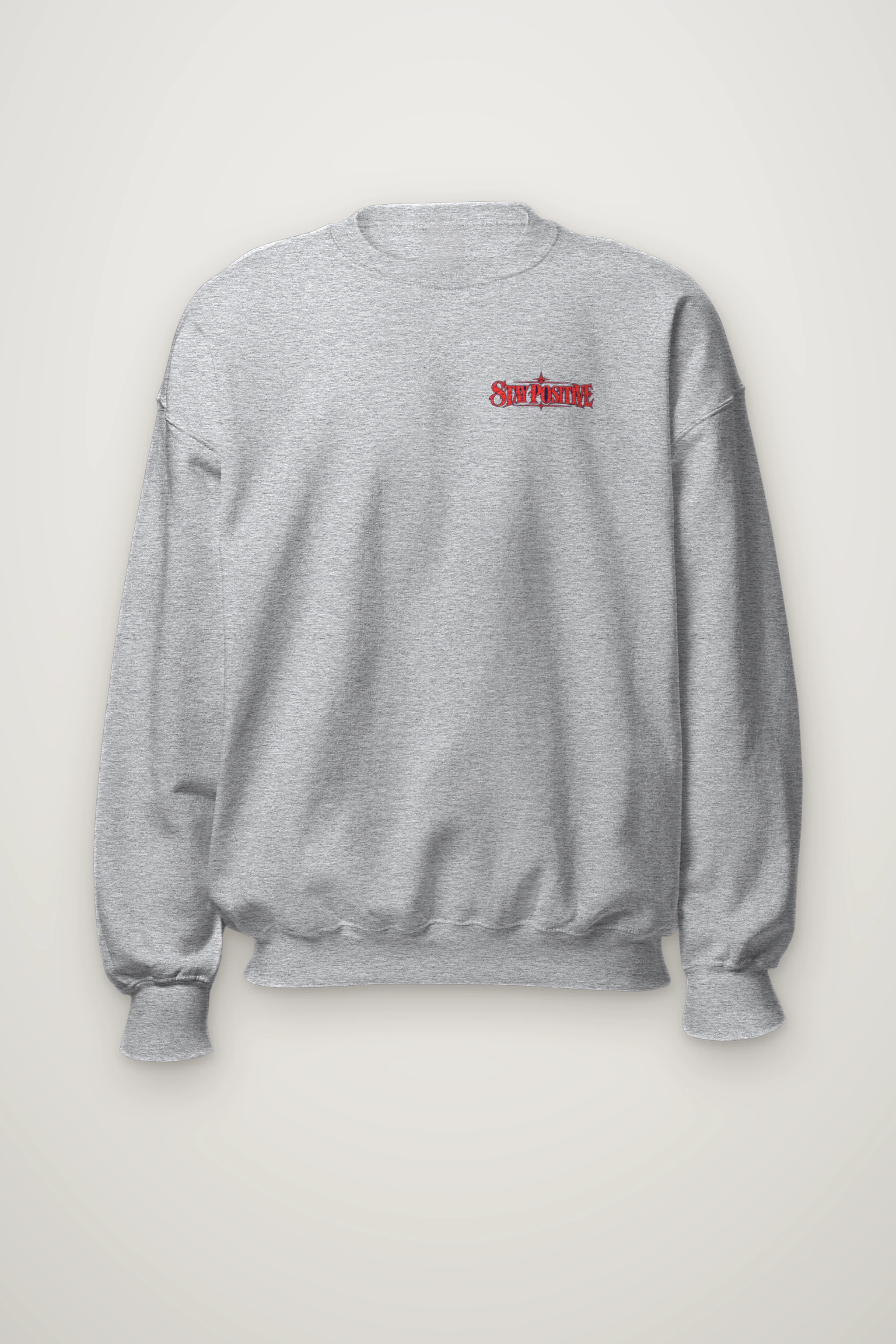 "Stay Positive" Heavy Blend Unisex Crewneck Sweatshirt