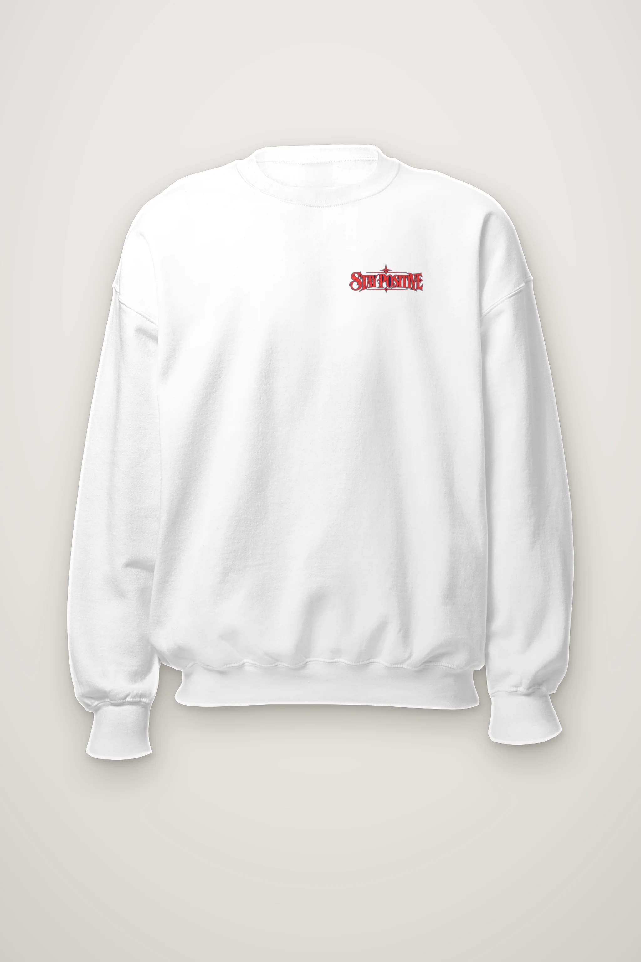 "Stay Positive" Heavy Blend Unisex Crewneck Sweatshirt