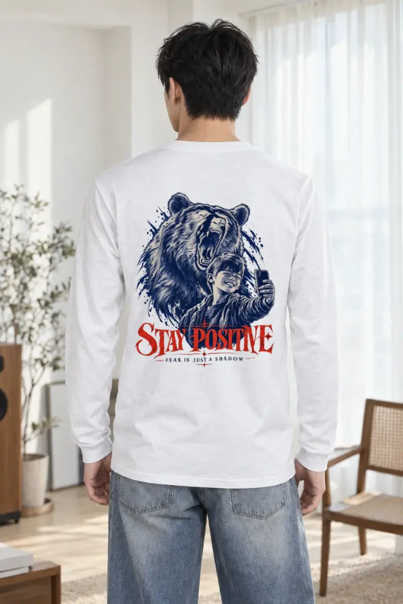 "Stay Positive" Unisex Longsleeve T-shirt