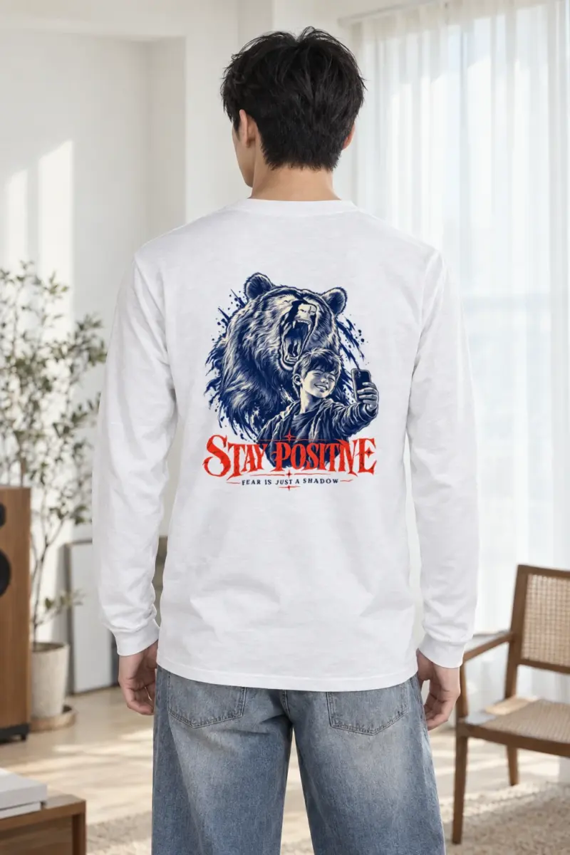 "Stay Positive" Unisex Longsleeve T-shirt