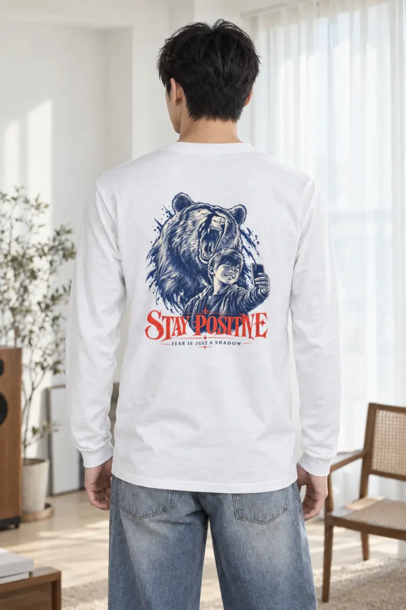 "Stay Positive" Unisex Longsleeve T-shirt